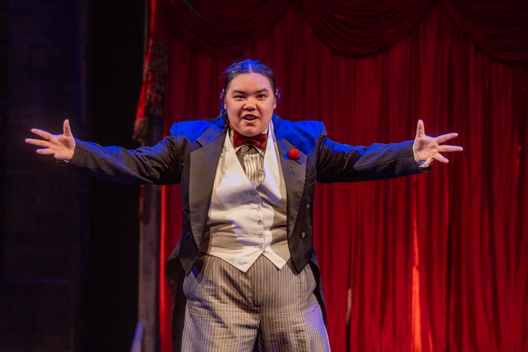 as Clown 1 in THE 39 STEPS by Patrick Barlow | Bloomsburg Theatre Ensemble | director: James E. Ofalt | photo: Kyle Huggins