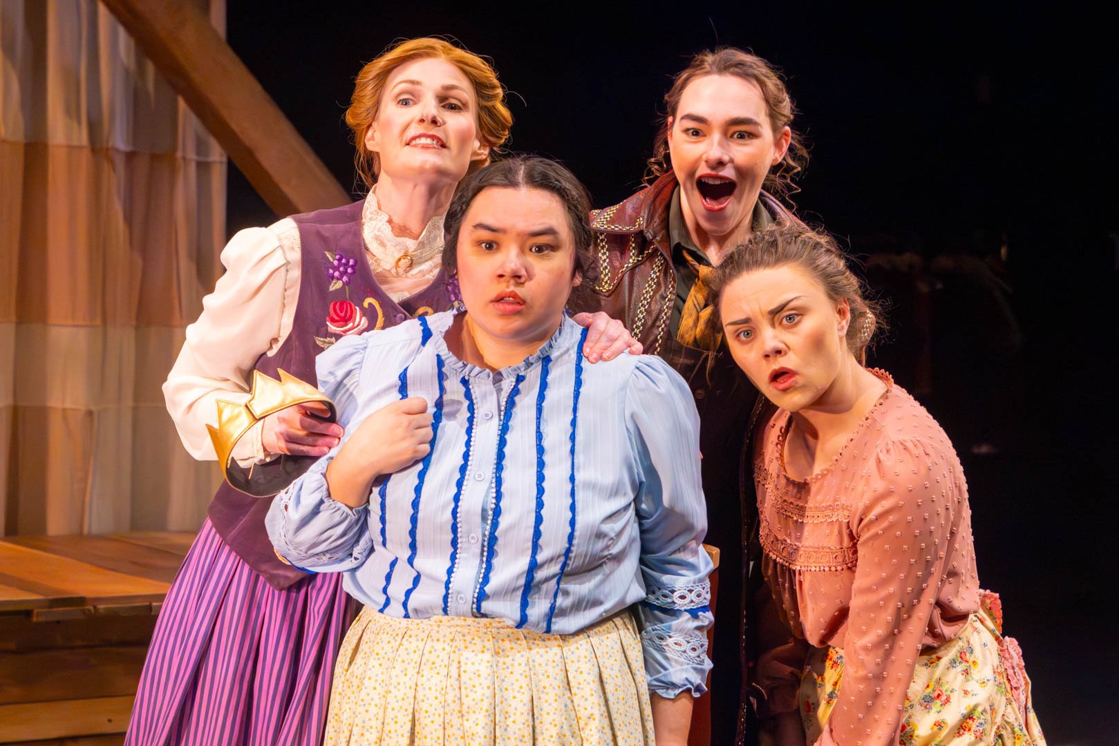 as Beth/Laurie in LITTLE WOMEN by Heather Chrisler | Bloomsburg Theatre Ensemble | director: Sarah Elizabeth Yorke | photo: Kyle Huggins