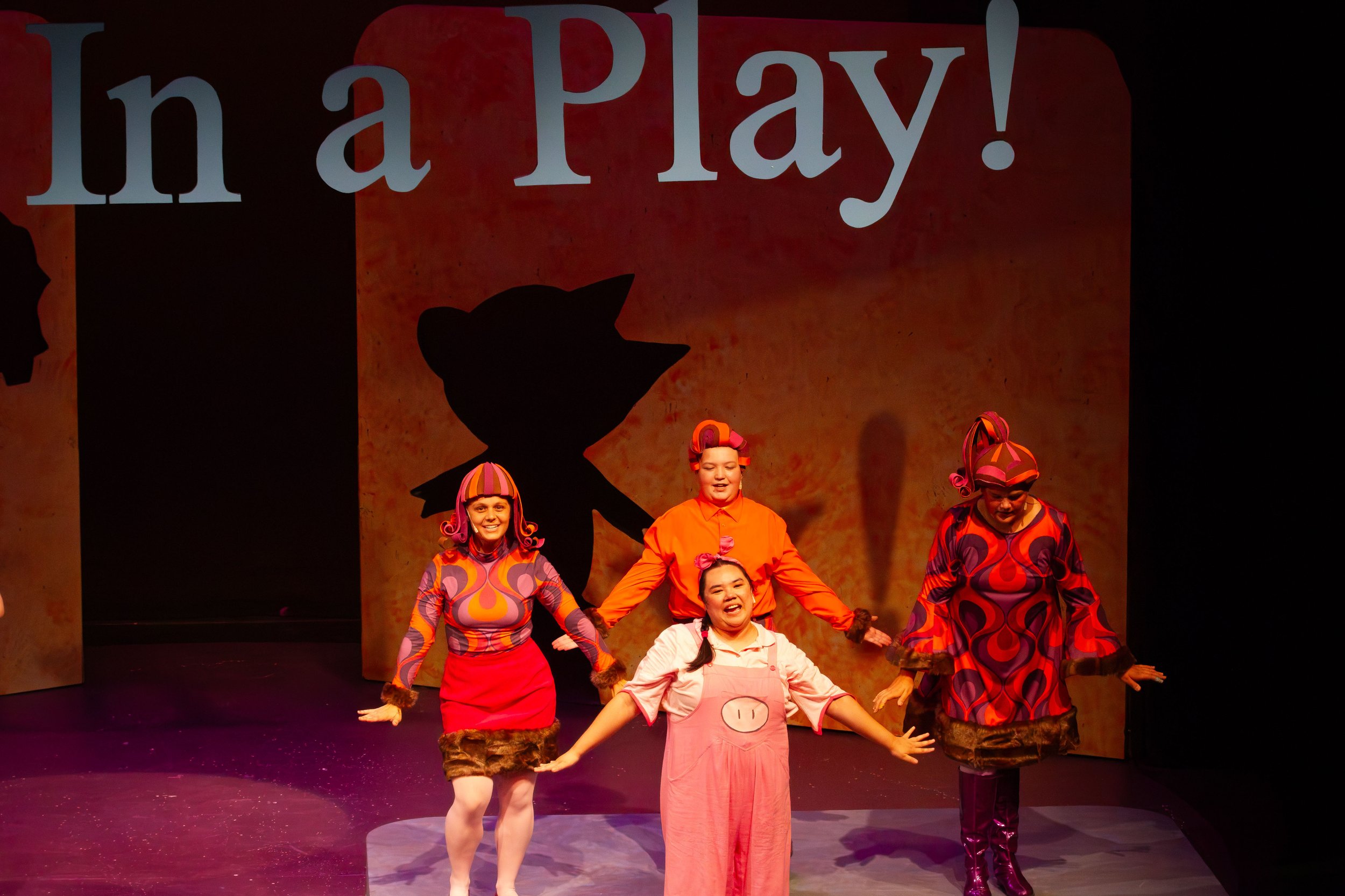 as Piggie in ELEPHANT & PIGGIE'S "WE ARE IN A PLAY!" by Mo Willems (book and lyrics) and Deborah Wicks La Puma (score) | Bloomsburg Theatre Ensemble | director: Aaron White | photo: Amy Rene Byrne