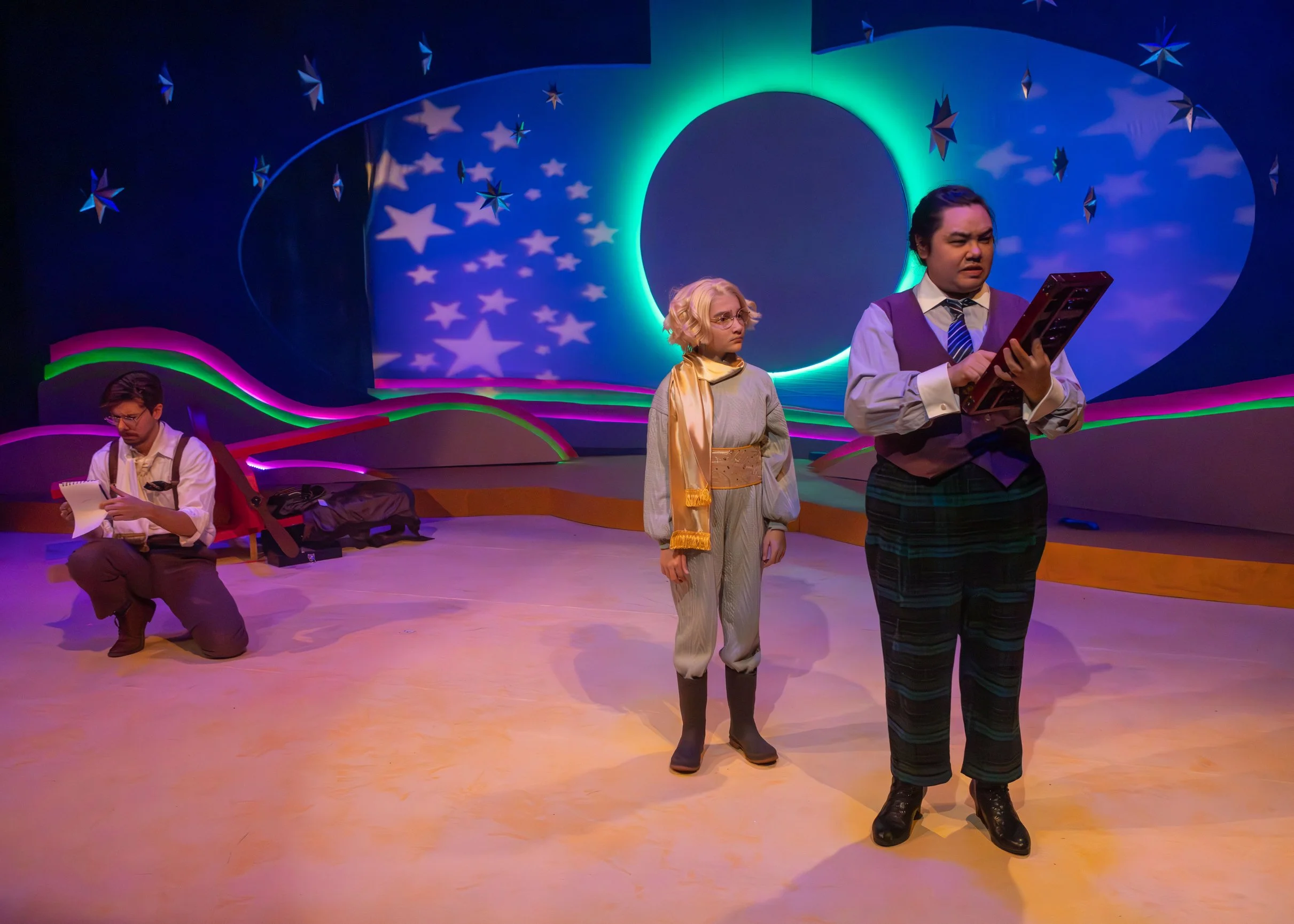 as The Business Man in THE LITTLE PRINCE by Rick Cummins and John Scoullar, adapted from Antoine de Saint-Exupéry | Bloomsburg Theatre Ensemble | director: Sarah Elizabeth Yorke | photo: Kyle Huggins