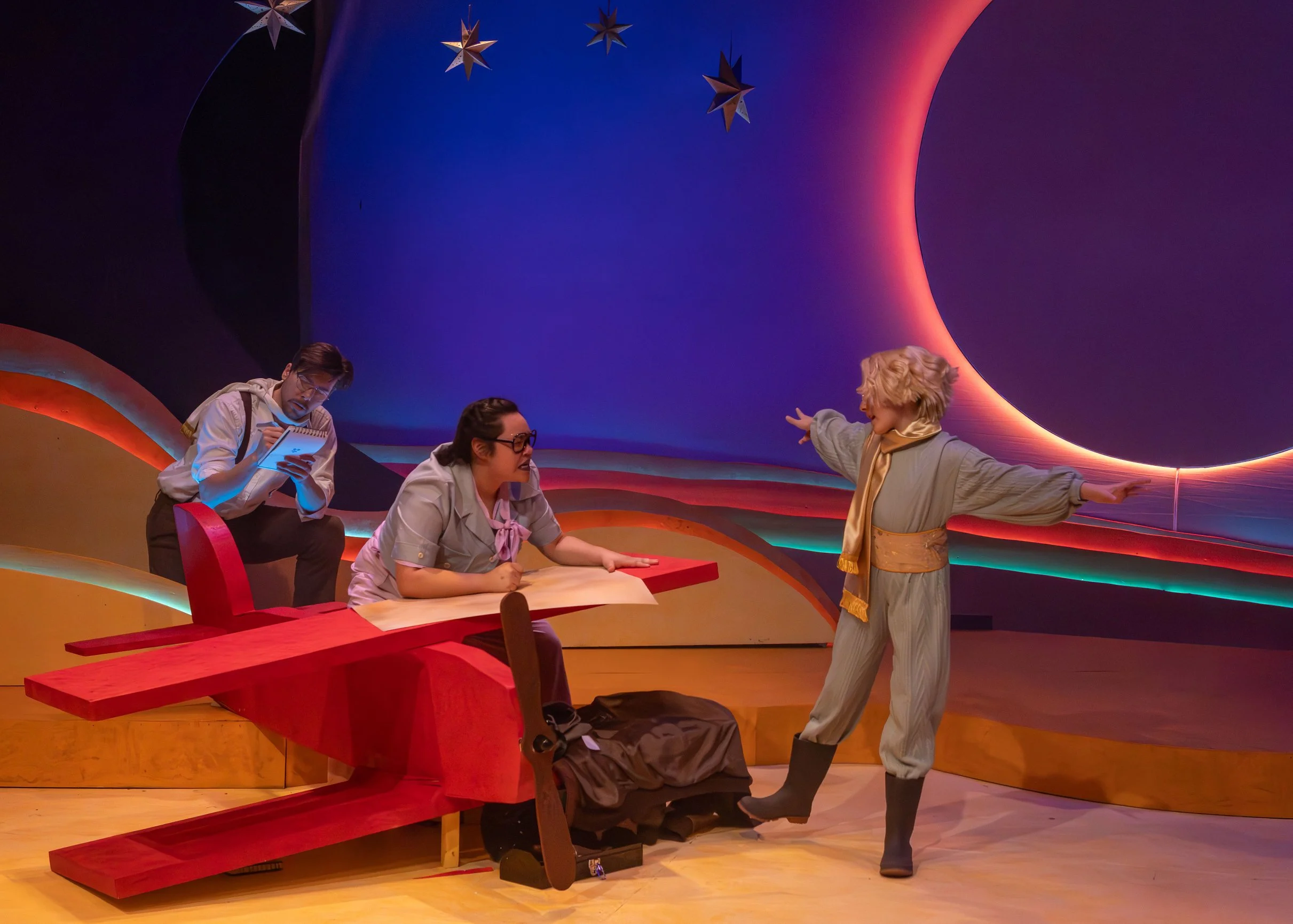 as The Geographer in THE LITTLE PRINCE by Rick Cummins and John Scoullar, adapted from Antoine de Saint-Exupéry | Bloomsburg Theatre Ensemble | director: Sarah Elizabeth Yorke | photo: Kyle Huggins