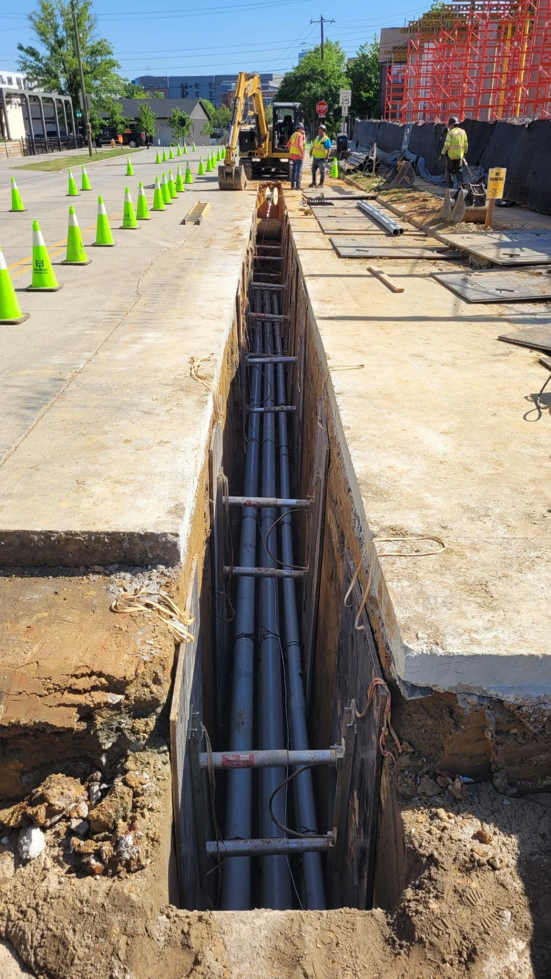 concrete encased duct bank charlotte north carolina