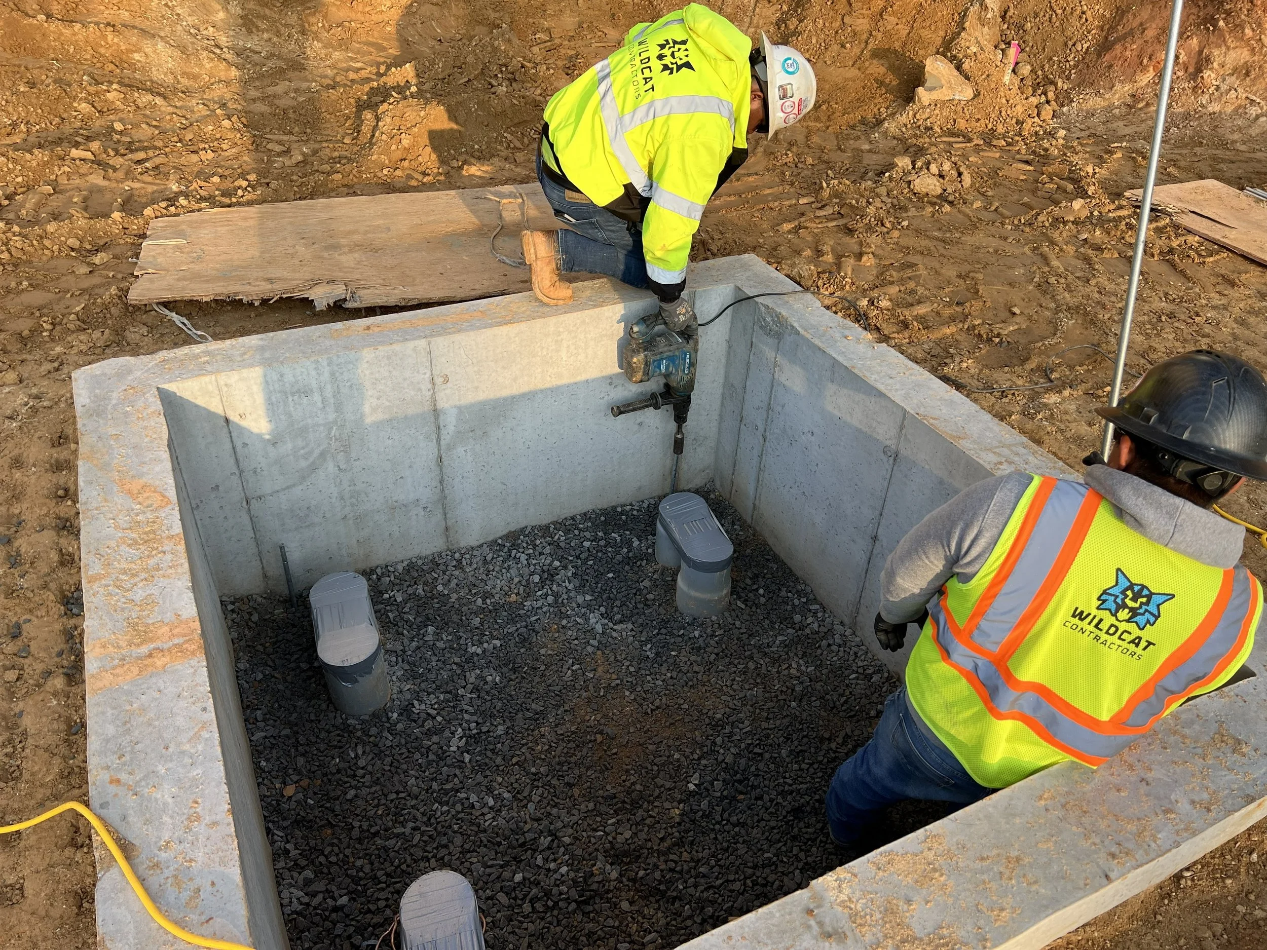 Equipment pad installation critical power infrastructure charlotte north carolina