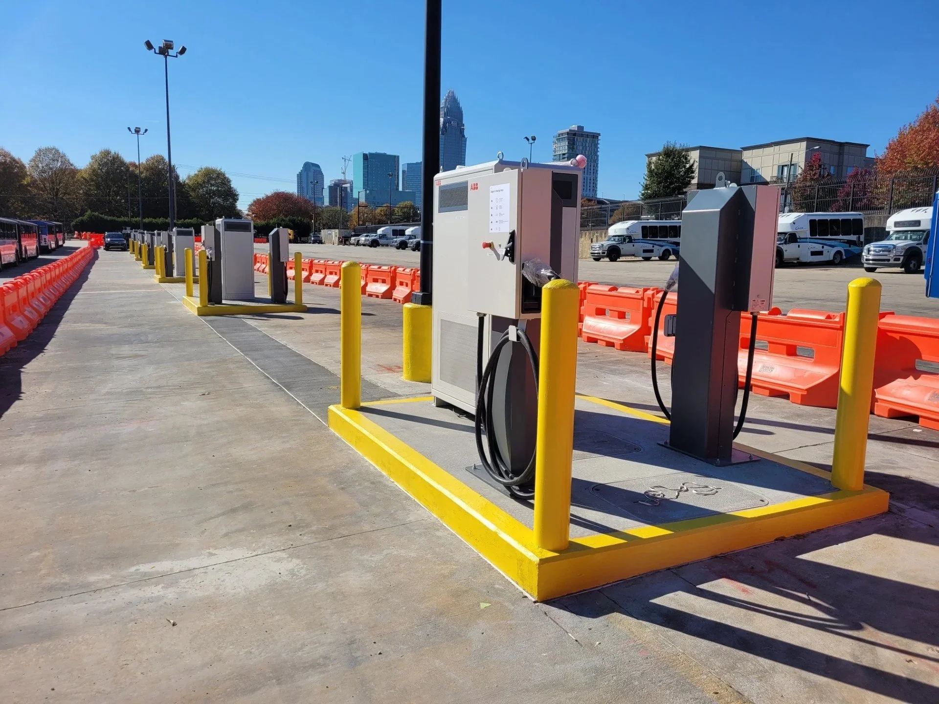 Electric Vehicle Charging Station EV Charlotte North Carolina