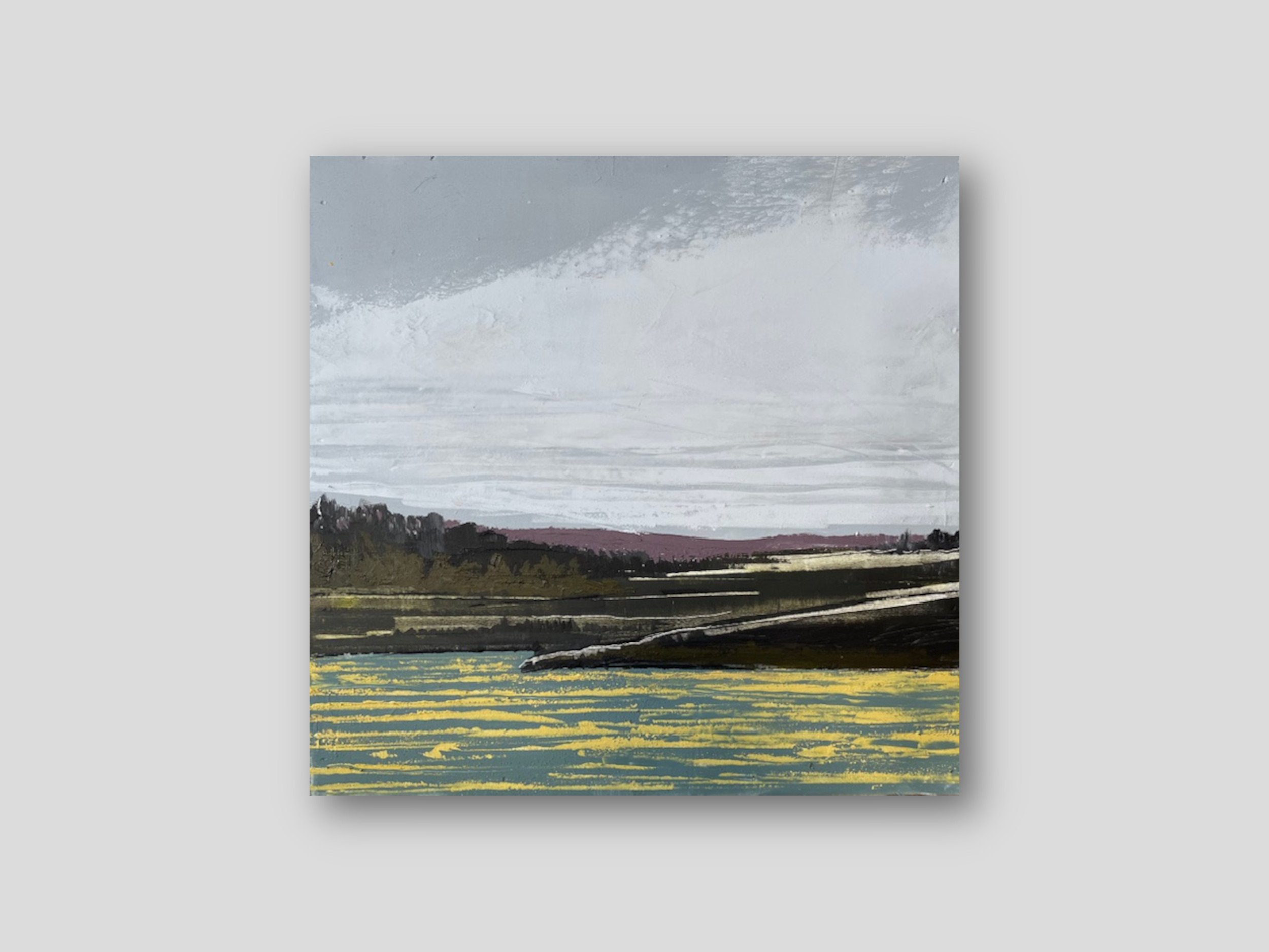 Untitled - Oil and Cold Wax Medium 12" x 12"