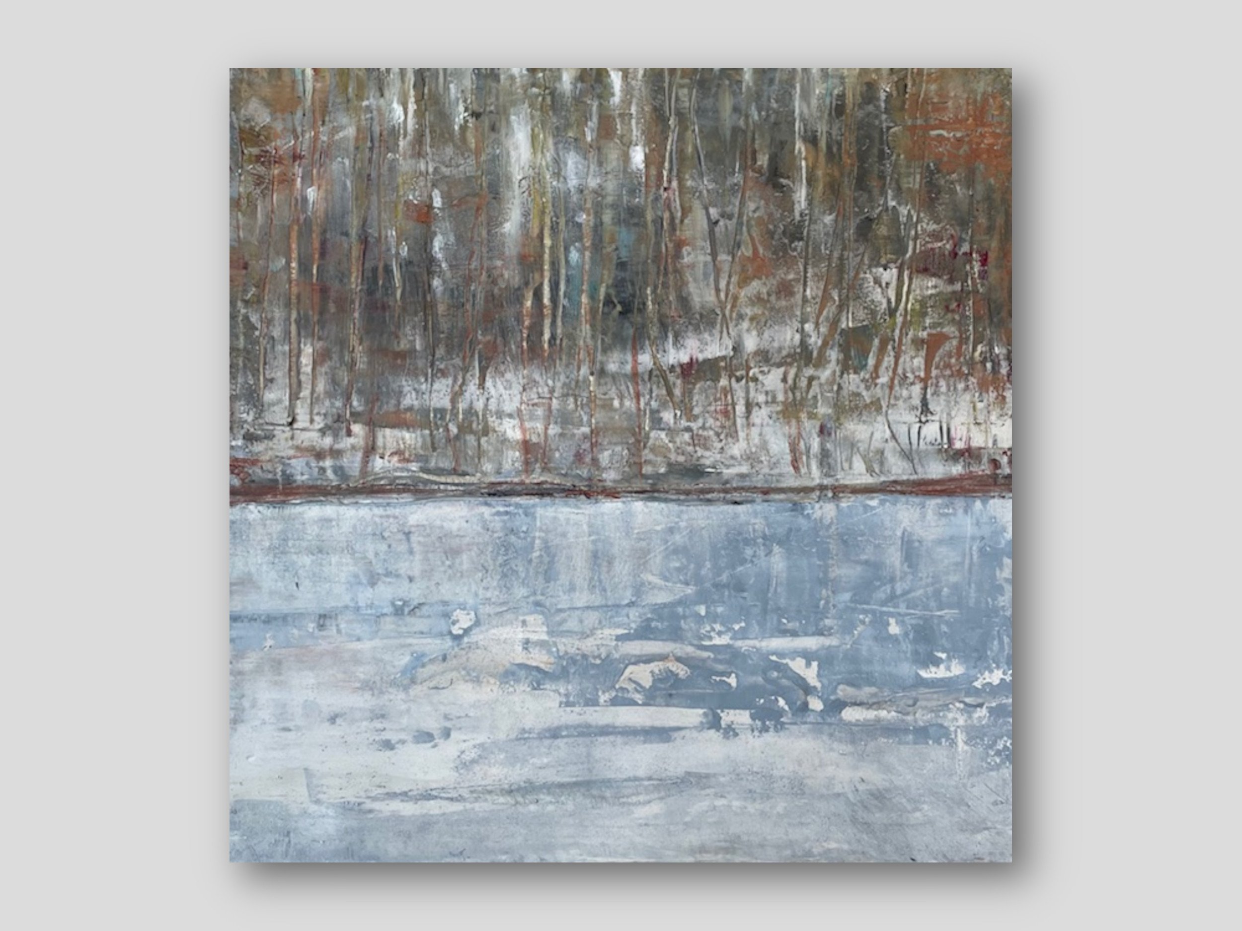 Untitled - Oil and Cold Wax Medium 12" x 12"