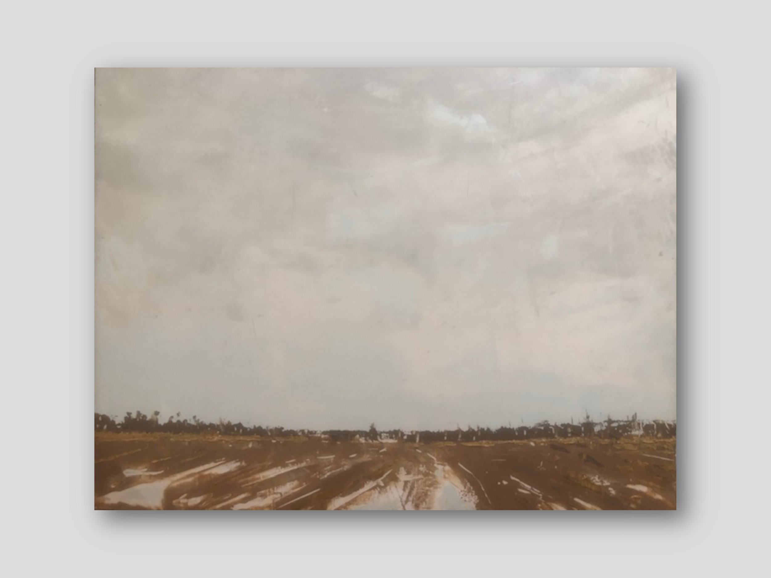 Early Spring - Oil and Cold Wax Medium 36" x 24" - Sold
