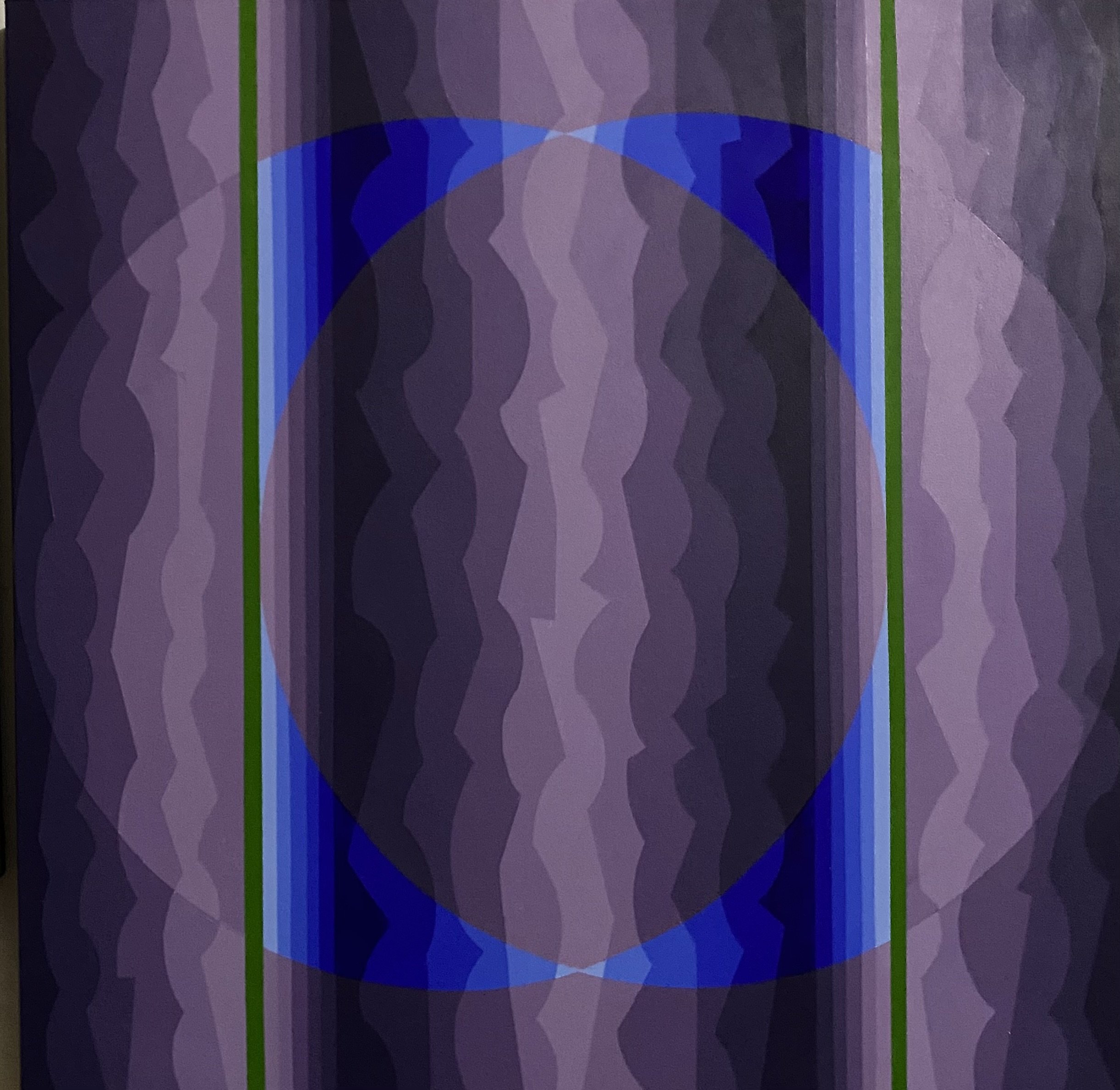 New Cascade 6, 2025, acrylic on canvas, 86x86cm