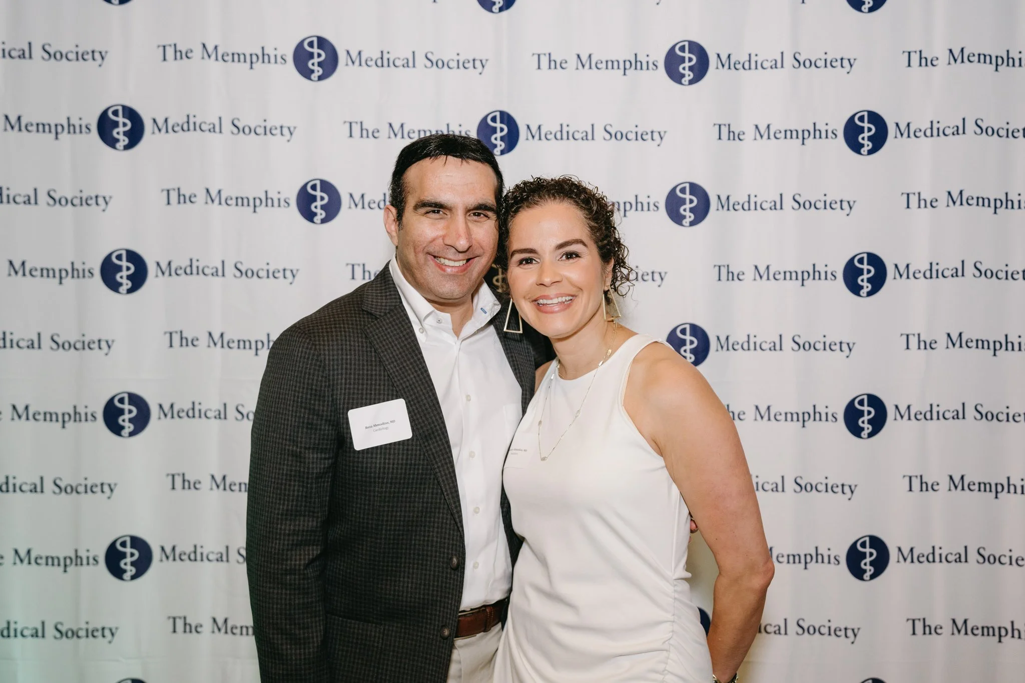 A couple at the Memphis Medical Society annual gala held at Fedex Event Center, Memphis.