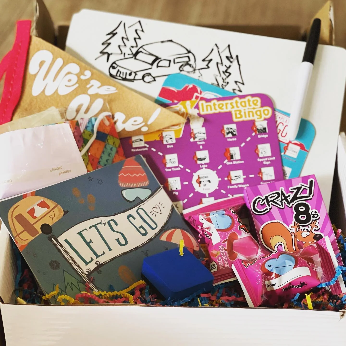 We are humming &ldquo;On the Road Again&rdquo; while finalizing plans for Spring Break!! And just in time we&rsquo;ve put together our Road Trip box! Full of goodies to keep your tiny humans occupied. Visit the shop to snag yours before you set out i