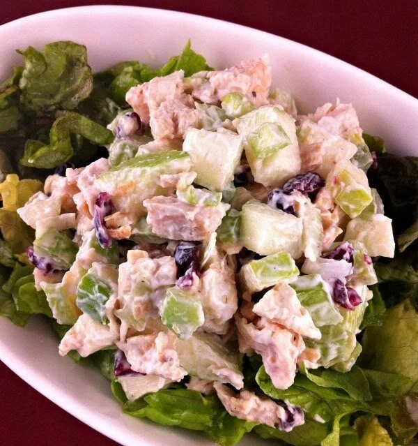 Crunchy Sweet Apple Chicken Salad