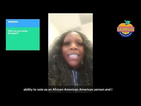 "Why am I voting?" -Monica from Georgia