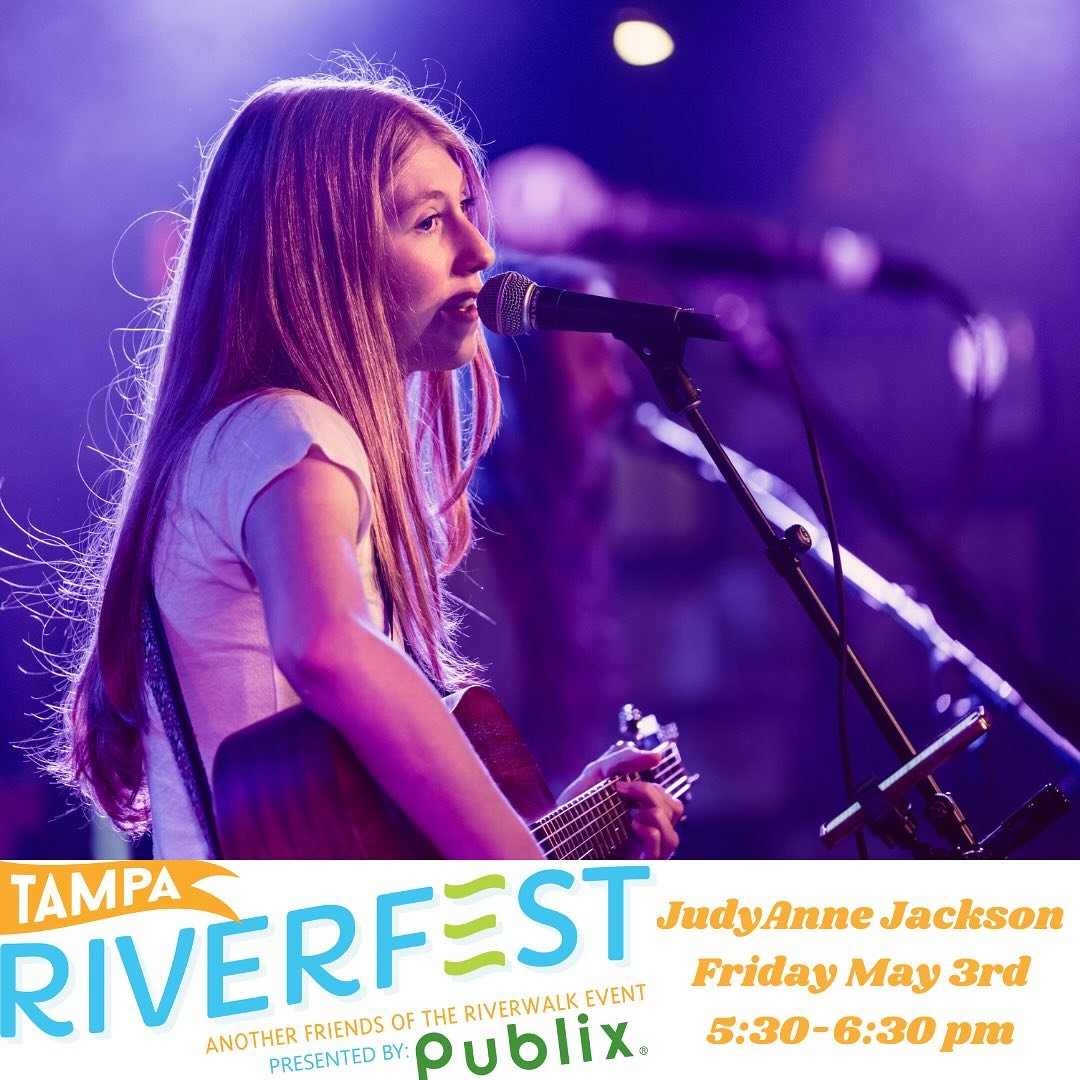 So excited to announce that I&rsquo;m going to be playing Riverfest with my friends @alleycatk_music , @nelson.garcia__ , and @sgammatomusic this Friday 5:30-6:30 pm at Curtis Hixon Park!  It is a free event, and it&rsquo;s gonna be a lot of fun. Hop