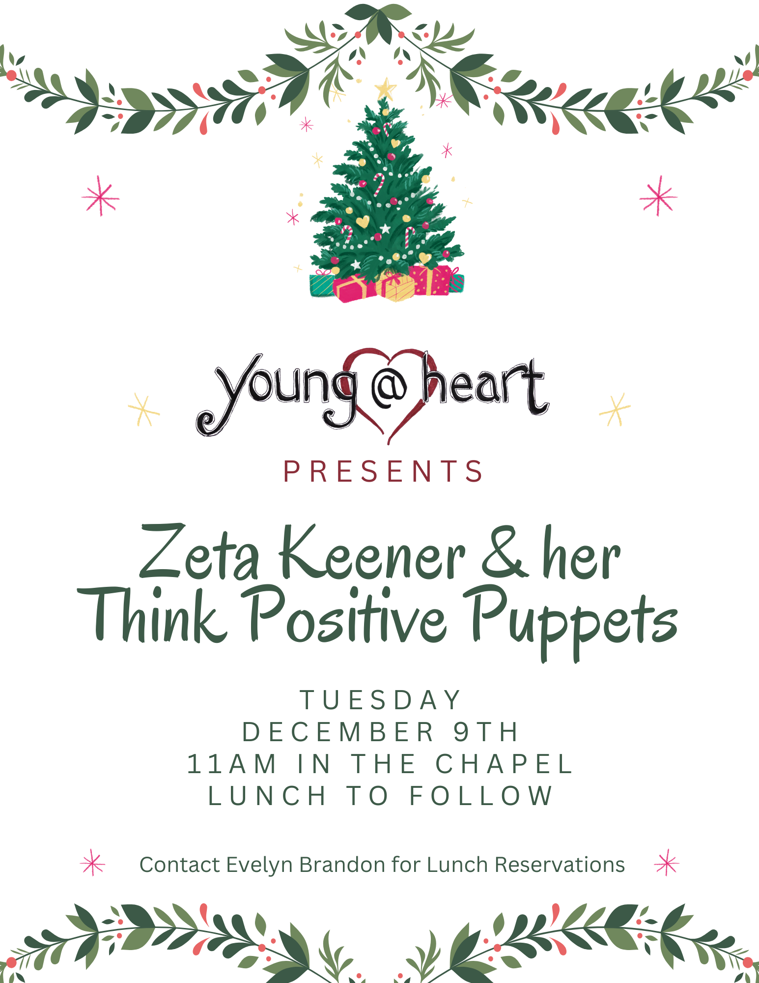 Young at Heart December Meeting