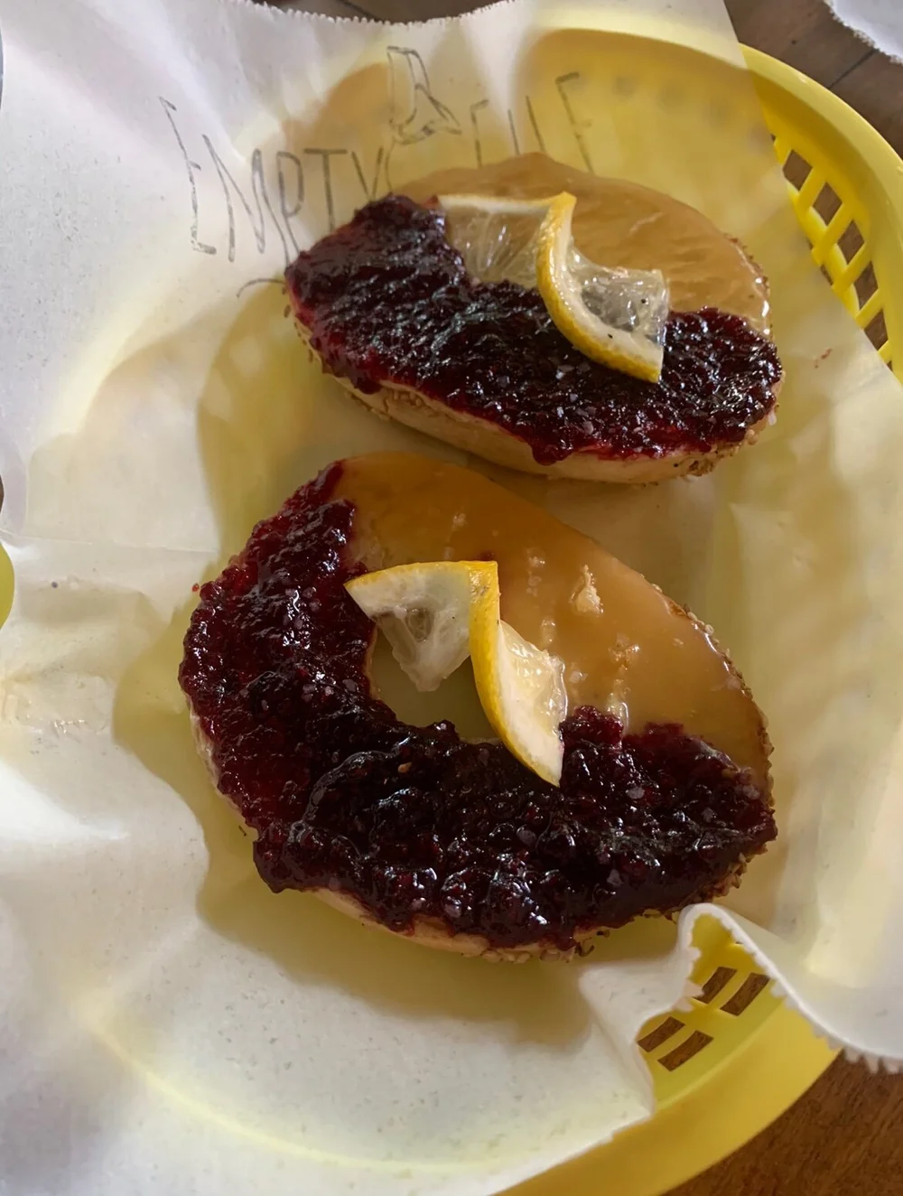 Menu — Empty Elle Bagels