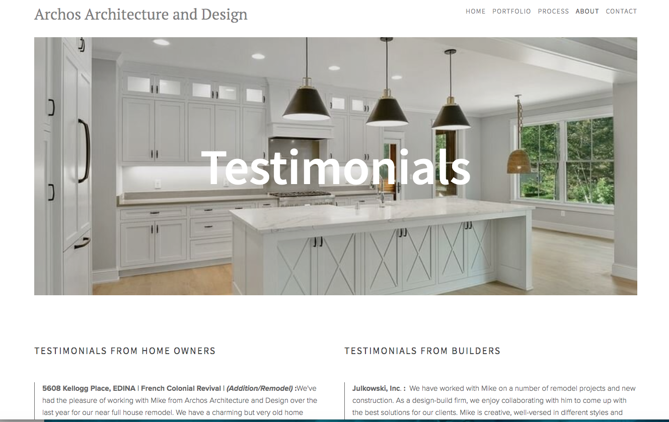 The Pretty Smart Agency client - Archos Architecture & Design