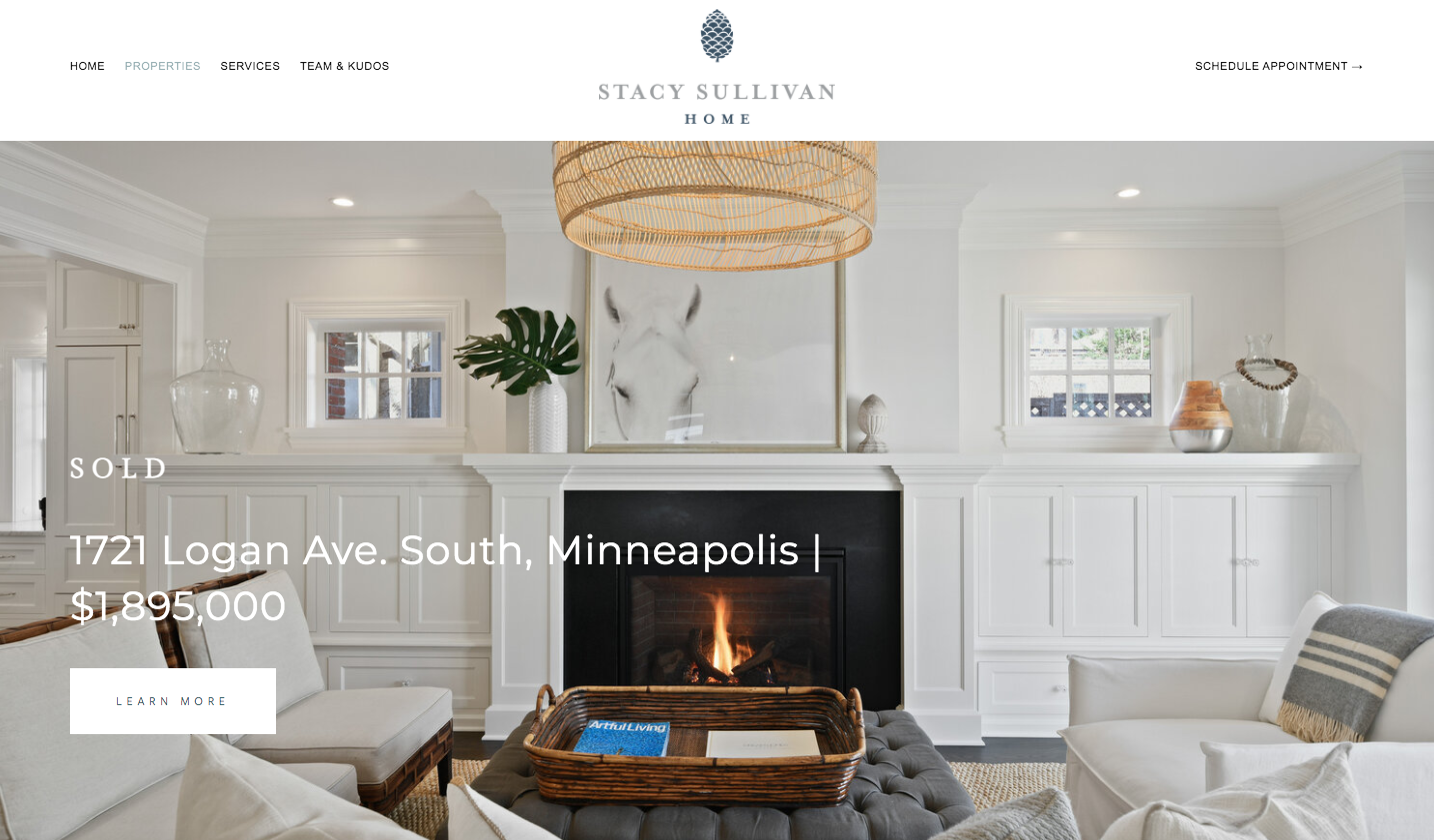 The Pretty Smart Agency client - Stacy Sullivan Home