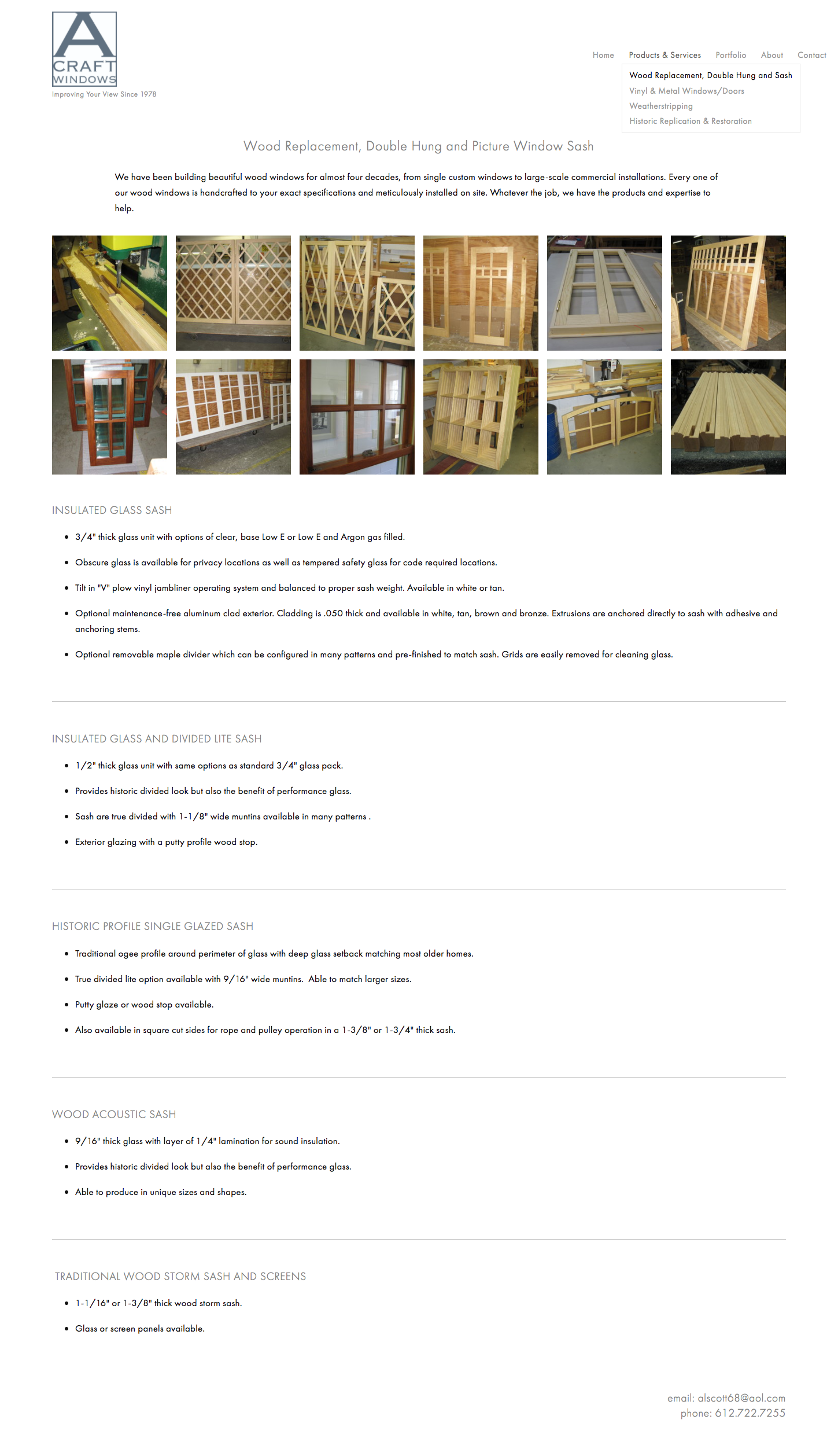 The Pretty Smart Agency client - A-Craft Windows