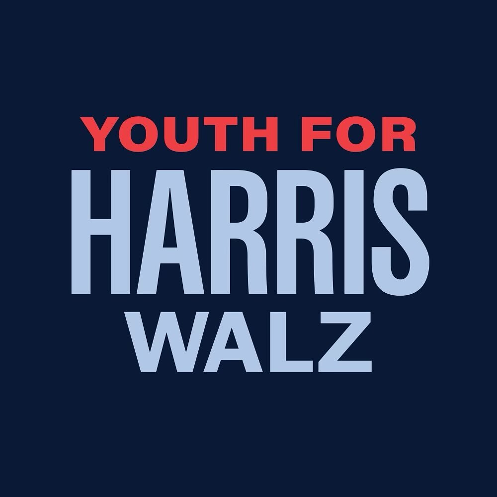 We helped finalize the logo for @youthforharriswalz 🌴🥥💙