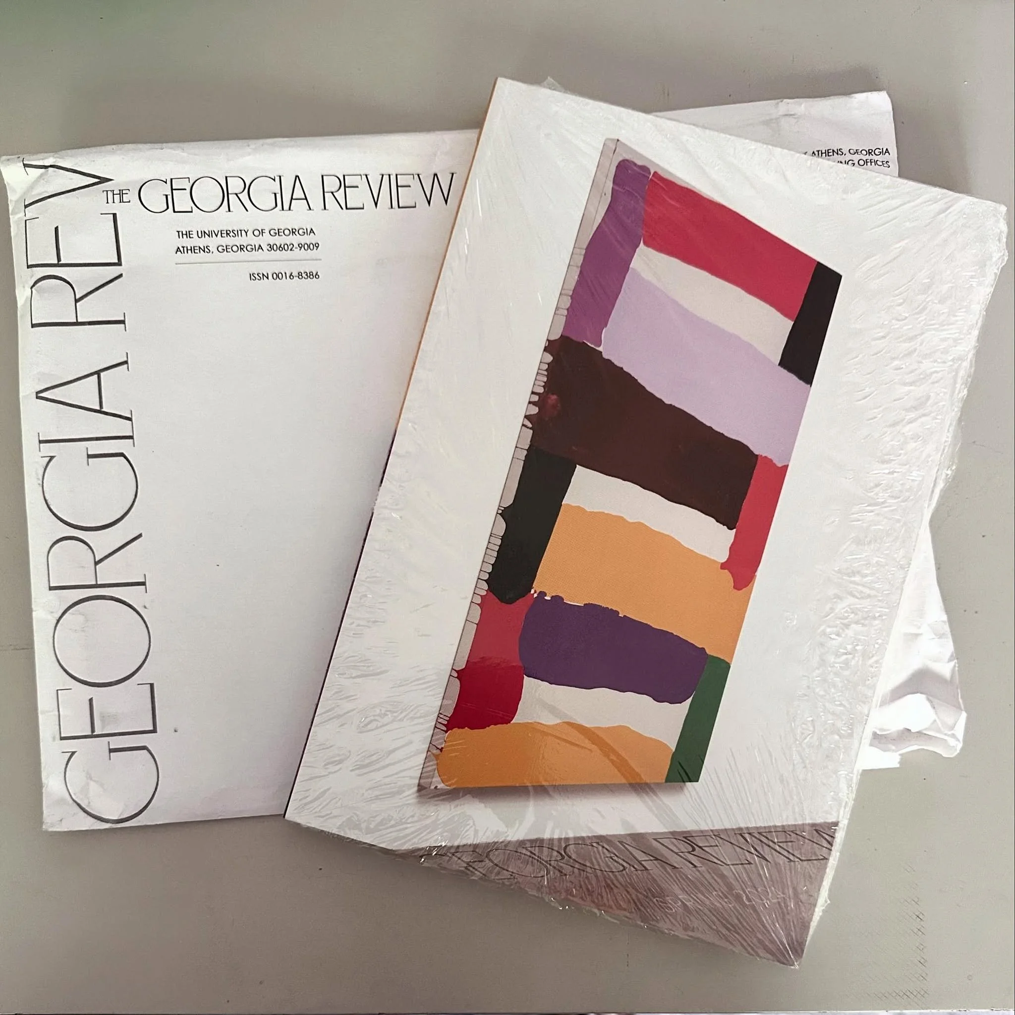 My copy of Georgia Review came in! Woohoo! Looking forward to reading a new piece by Caylin Capra-Thomas ❤️