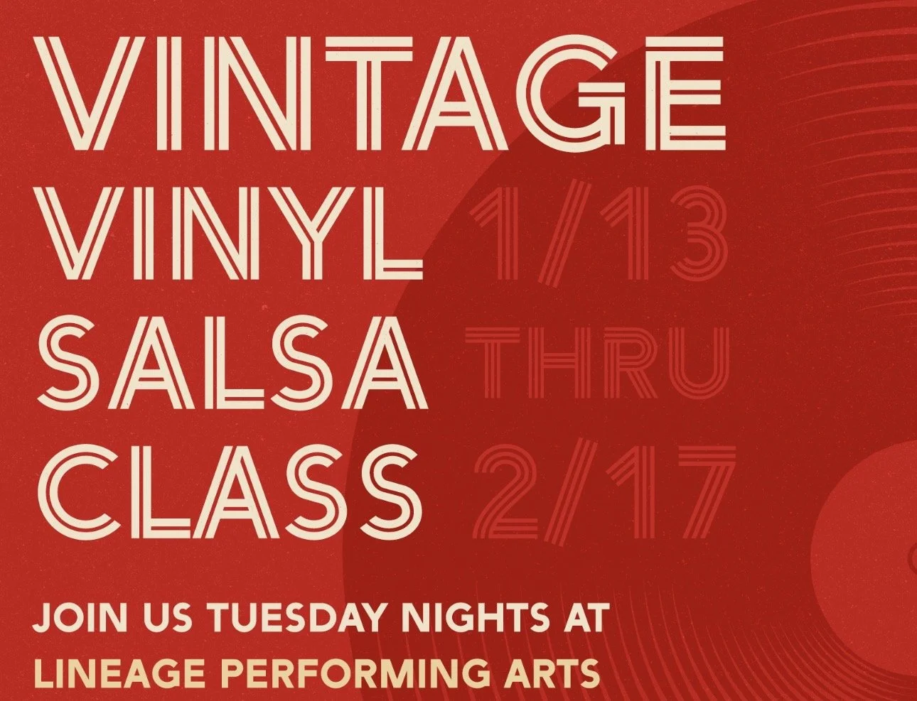 Vintage Vinyl Salsa Class