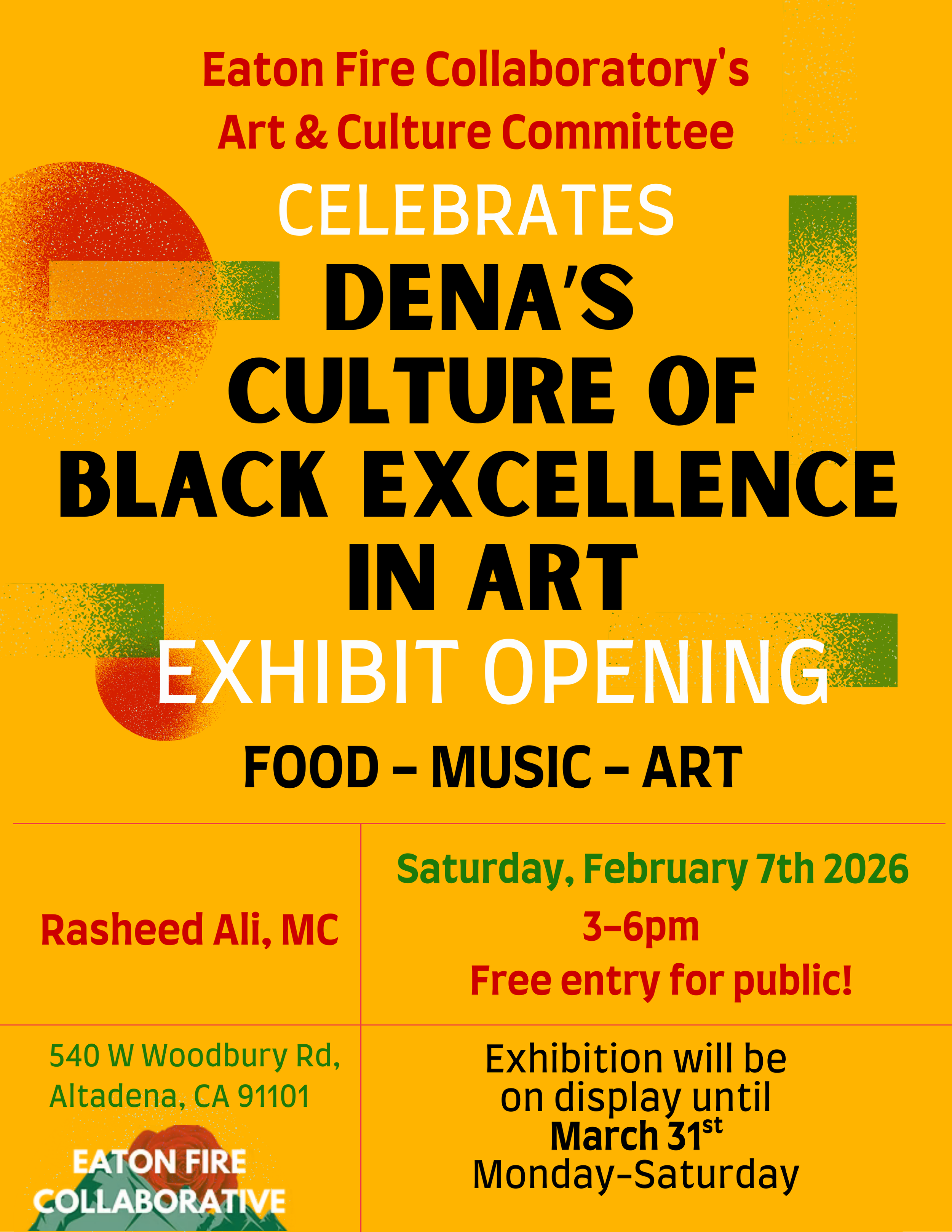 Black History Month Opening Exhibit 