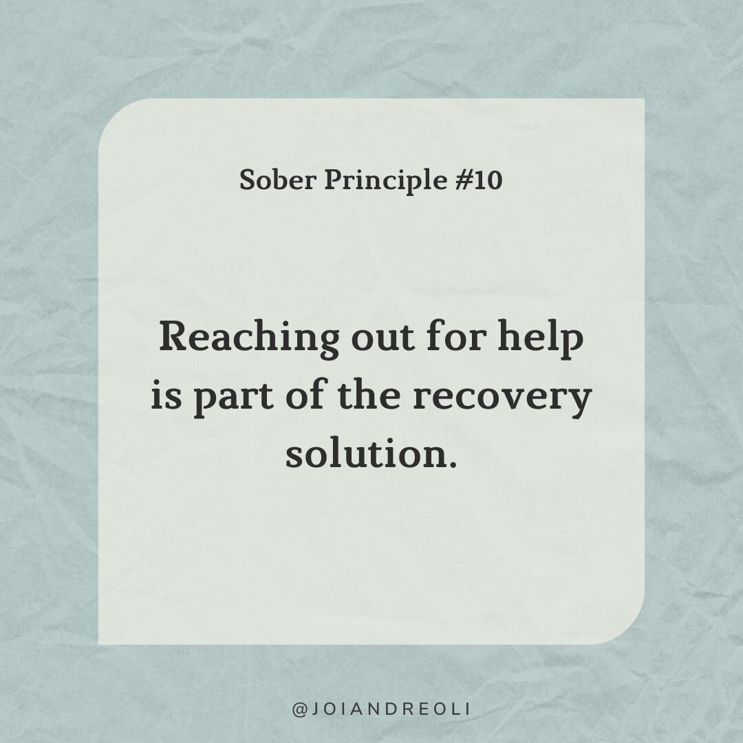 Connecting with sober people can make all the difference!! Reach out to someone today, and see what happens. 😌