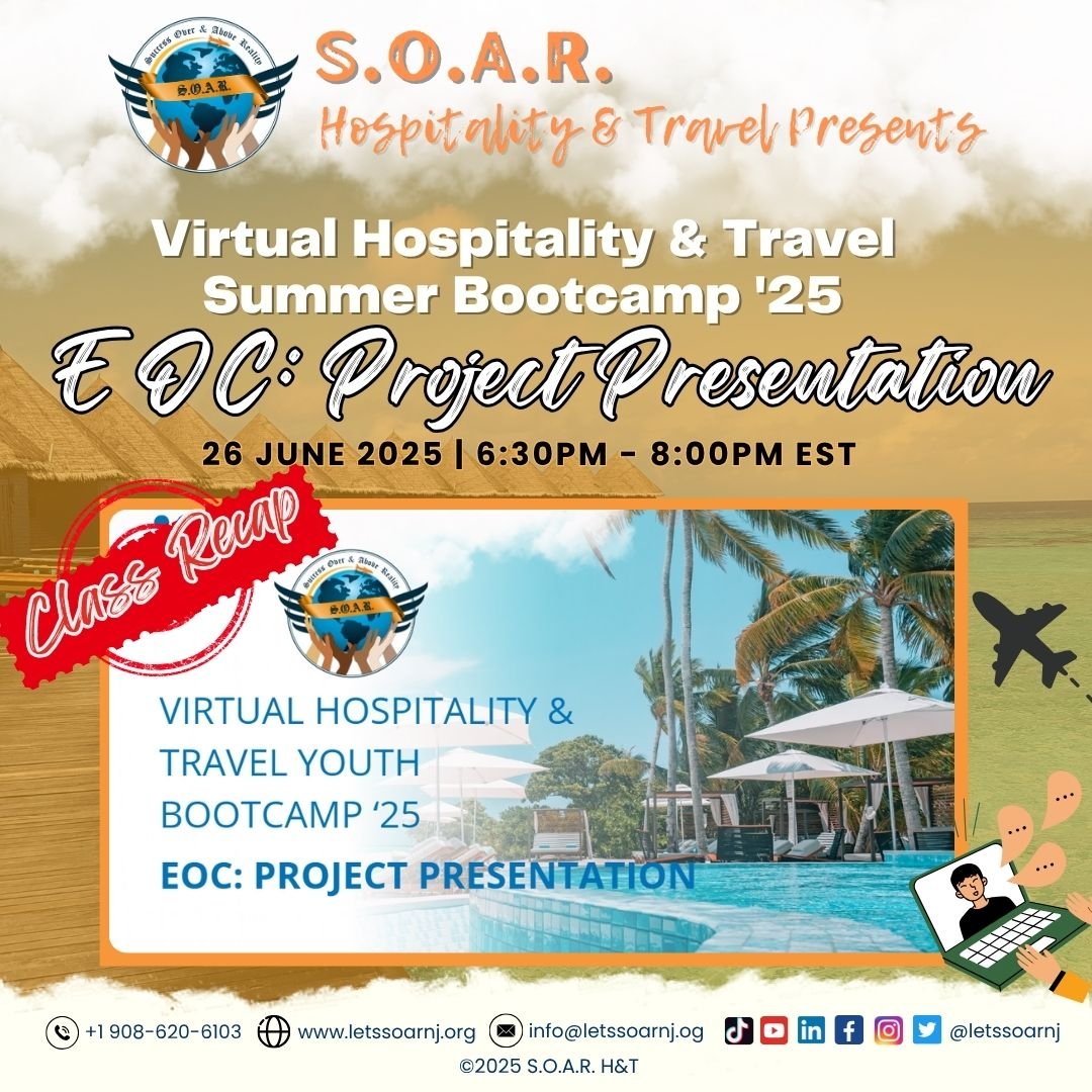 🎉 𝐋𝐚𝐬𝐭 𝐒𝐞𝐬𝐬𝐢𝐨𝐧 𝐁𝐞𝐟𝐨𝐫𝐞 𝐭𝐡𝐞 𝐕𝐢𝐫𝐭𝐮𝐚𝐥 𝐆𝐫𝐚𝐝𝐮𝐚𝐭𝐢𝐨𝐧: 𝐏𝐫𝐨𝐣𝐞𝐜𝐭 𝐏𝐫𝐞𝐬𝐞𝐧𝐭𝐚𝐭𝐢𝐨𝐧 𝐒𝐮𝐜𝐜𝐞𝐬𝐬!
Our scholars blew us away with their End-of-Course Project Presentations — sharing their dream vacations