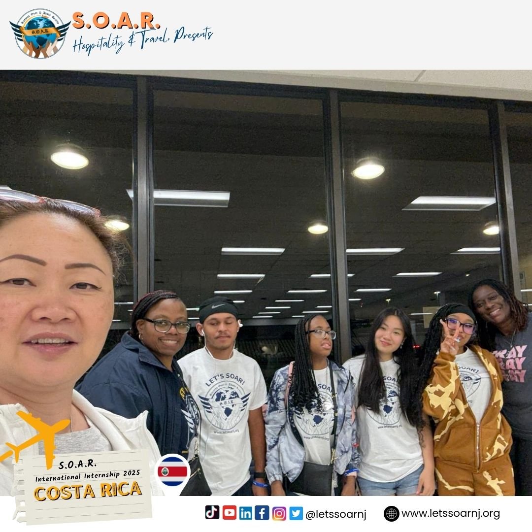 🌎✈️ 𝐃𝐚𝐲 𝟏: 𝐒.𝐎.𝐀.𝐑. 𝐈𝐧𝐭𝐞𝐫𝐧𝐚𝐭𝐢𝐨𝐧𝐚𝐥 𝐈𝐧𝐭𝐞𝐫𝐧𝐬𝐡𝐢𝐩 𝟐𝟎𝟐𝟓 𝐇𝐚𝐬 𝐎𝐟𝐟𝐢𝐜𝐢𝐚𝐥𝐥𝐲 𝐁𝐞𝐠𝐮𝐧!
Yesterday, our amazing scholars departed from the U.S., and they’ve officially landed in beautiful Costa Rica—