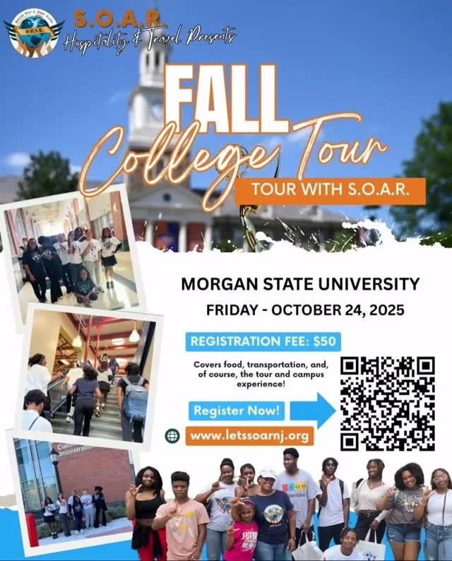 It’s that time again! Join us for another epic HBCU college tour with S.O.A.R…this time to @Morgan State University!! 👏🏾Seats are limited and registration is first come first serve! Open to all high school students! SCAN AND REGISTER T