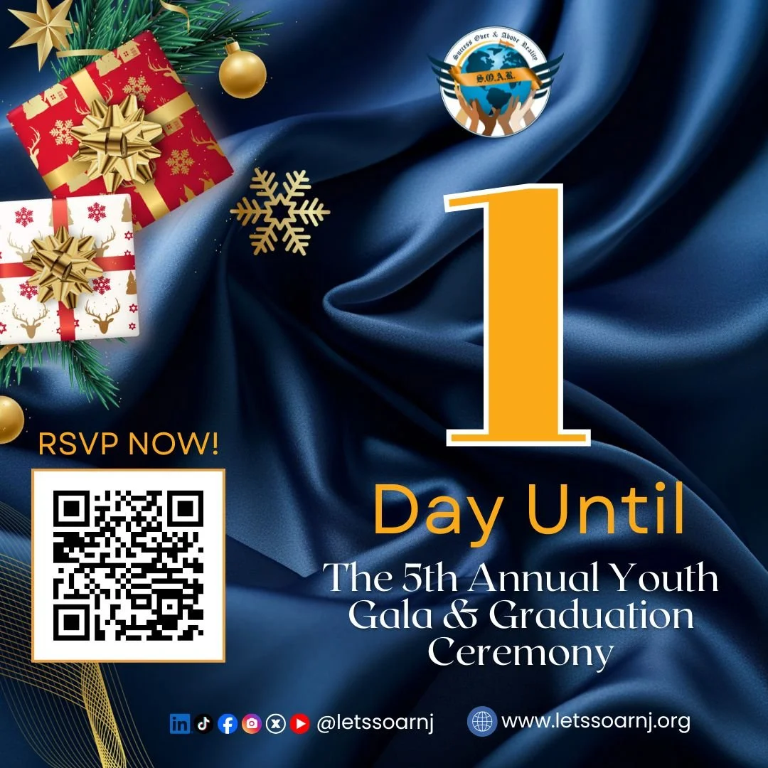 𝟏 𝐃𝐀𝐘 𝐓𝐎 𝐆𝐎
🎓✨ Tomorrow is the night! Celebrate with us while supporting life-changing programs for youth.

Join us or contribute to our mission&mdash;every ticket and donation matters.
https://pci.jotform.com/form/241013216300434

#SOARGala