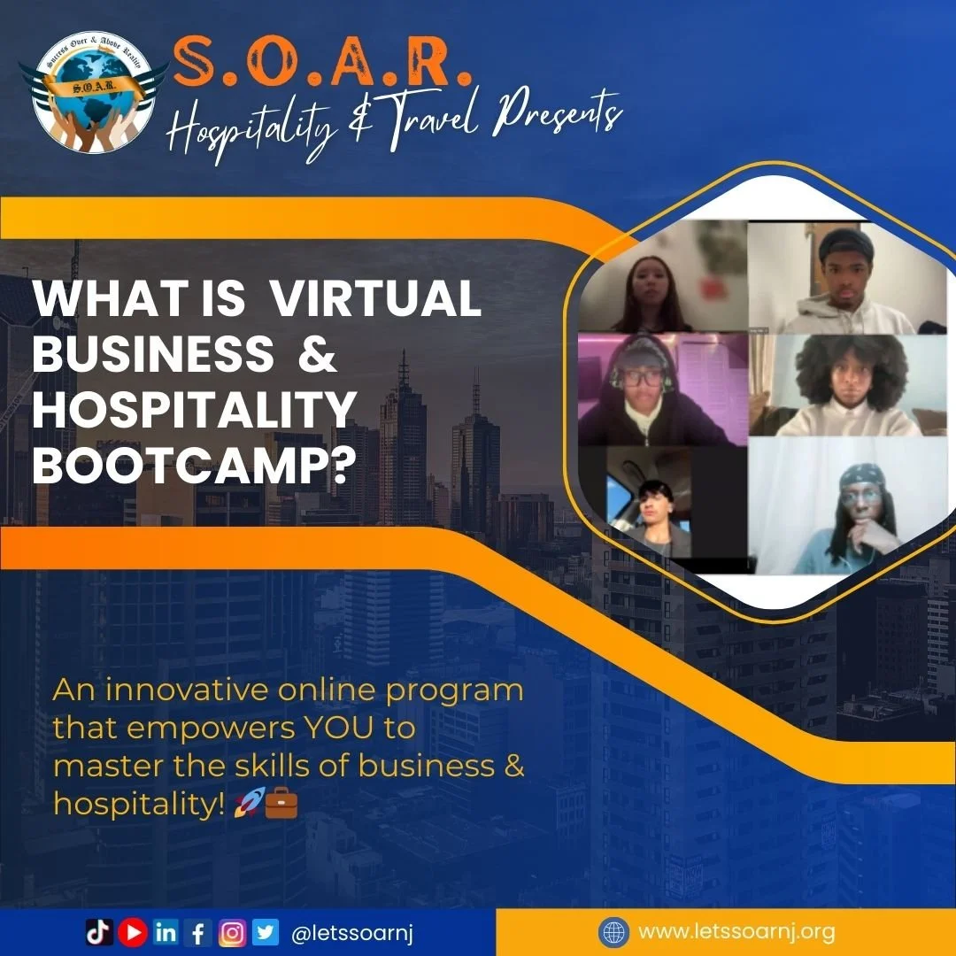 𝐅𝐮𝐭𝐮𝐫𝐞 𝐒.𝐎.𝐀.𝐑. 𝐒𝐜𝐡𝐨𝐥𝐚𝐫𝐬, 𝐚𝐫𝐞 𝐲𝐨𝐮 𝐫𝐞𝐚𝐝𝐲 𝐭𝐨 𝐬𝐨𝐚𝐫? 🌟
Join our Virtual Business &amp; Hospitality Youth Bootcamp and gain the skills, knowledge, and confidence to take your first step toward becoming a future leader i