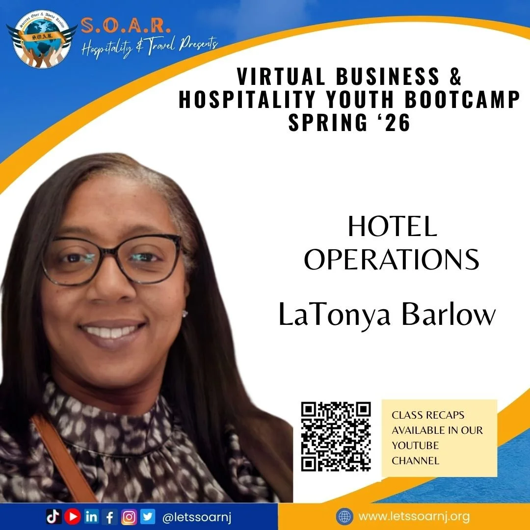 🏨✨ 𝐒𝐞𝐬𝐬𝐢𝐨𝐧 𝟐 𝐂𝐨𝐦𝐩𝐥𝐞𝐭𝐞! ✨🏨

Our Hospitality &amp; Travel Cohort &ndash; Session 2: Hotel Operations was an amazing and engaging session led by LaTonya Barlow! 🙌

Our scholars participated actively, and continued building their knowl