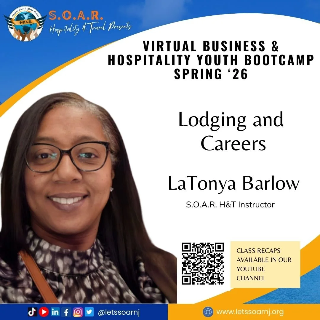 𝐇𝐨𝐬𝐩𝐢𝐭𝐚𝐥𝐢𝐭𝐲 &amp; 𝐓𝐫𝐚𝐯𝐞𝐥 𝐒𝐞𝐫𝐢𝐞𝐬 &ndash; 𝐒𝐞𝐬𝐬𝐢𝐨𝐧 𝟑 𝐂𝐨𝐦𝐩𝐥𝐞𝐭𝐞! ✨🏨

Our Lodging &amp; Careers session was an amazing and very informative class, once again led by Professor LaTonya Barlow. 🙌

During this session, 