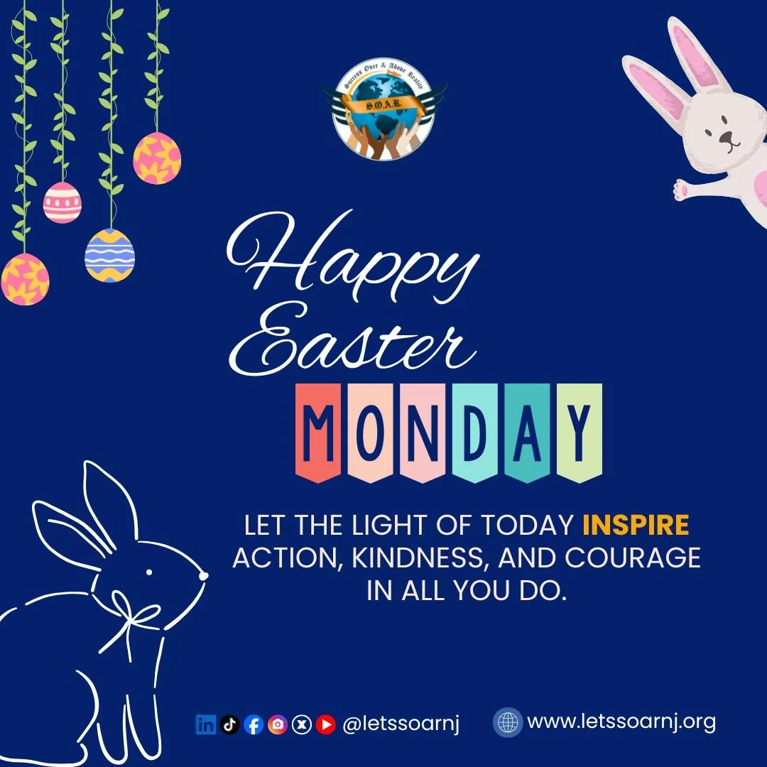𝐇𝐚𝐩𝐩𝐲 𝐄𝐚𝐬𝐭𝐞𝐫 𝐌𝐨𝐧𝐝𝐚𝐲! 🌿
This Easter Monday, let&rsquo;s carry the light forward, turn inspiration into action, kindness into impact, and courage into new opportunities.

📩 Send us a DM or email us directly for more information, or v
