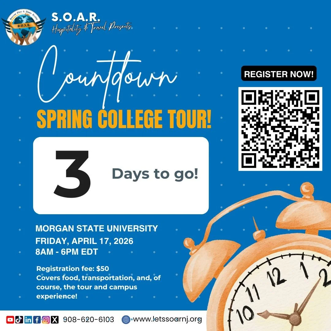 ⏳ 𝟑 𝐃𝐚𝐲𝐬 𝐭𝐨 𝐆𝐨! 🎓
We&rsquo;re getting closer! Don&rsquo;t miss this chance to experience campus life at Morgan State University! Secure your spot today! 🌟

Register now before spots fill up! 🚀
https://form.jotform.com/230581339572459

#SO