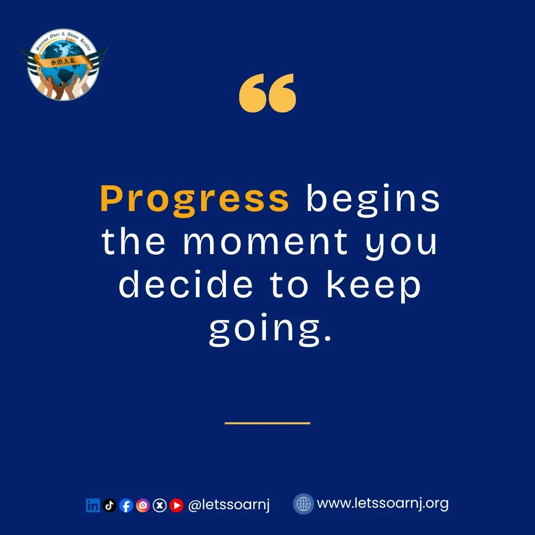 𝐇𝐚𝐩𝐩𝐲 𝐌𝐨𝐧𝐝𝐚𝐲! 🌟

Progress begins the moment you decide to keep going. A new week is another opportunity to stay consistent, push forward, and work toward your goals, no matter how small the steps may seem.

At S.O.A.R., we continue to enc
