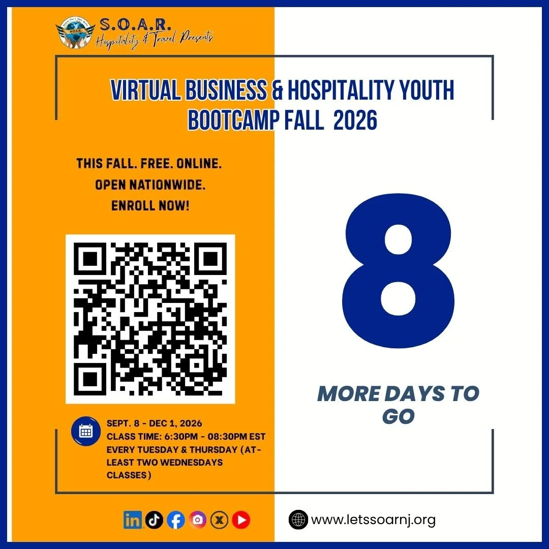 𝟖 𝐃𝐀𝐘𝐒 𝐓𝐎 𝐆𝐎!
Get ready to learn from industry professionals and connect with future leaders!

𝐕𝐈𝐑𝐓𝐔𝐀𝐋 𝐁𝐔𝐒𝐈𝐍𝐄𝐒𝐒 &amp; 𝐇𝐎𝐒𝐏𝐈𝐓𝐀𝐋𝐈𝐓𝐘 𝐘𝐎𝐔𝐓𝐇 𝐁𝐎𝐎𝐓𝐂𝐀𝐌𝐏 - 𝐅𝐀𝐋𝐋 𝟐𝟎𝟐𝟔
𝐓𝐡𝐢𝐬 𝐩𝐫𝐨𝐠𝐫𝐚𝐦 𝐢𝐬 𝟏𝟎𝟎% 