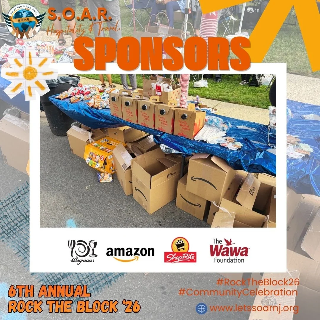 𝐓𝐇𝐀𝐍𝐊 𝐘𝐎𝐔 𝐓𝐎 𝐎𝐔𝐑 𝐀𝐌𝐀𝐙𝐈𝐍𝐆 𝐒𝐏𝐎𝐍𝐒𝐎𝐑𝐒 &amp; 𝐂𝐎𝐌𝐌𝐔𝐍𝐈𝐓𝐘 𝐒𝐔𝐏𝐏𝐎𝐑𝐓𝐄𝐑𝐒! 🙏🏽
Rock the Block 2026 would not have been possible without the generosity of:

🌟 Amazon
🌟 Wawa
🌟 Wegmans
🌟 ShopRite

Through their in-