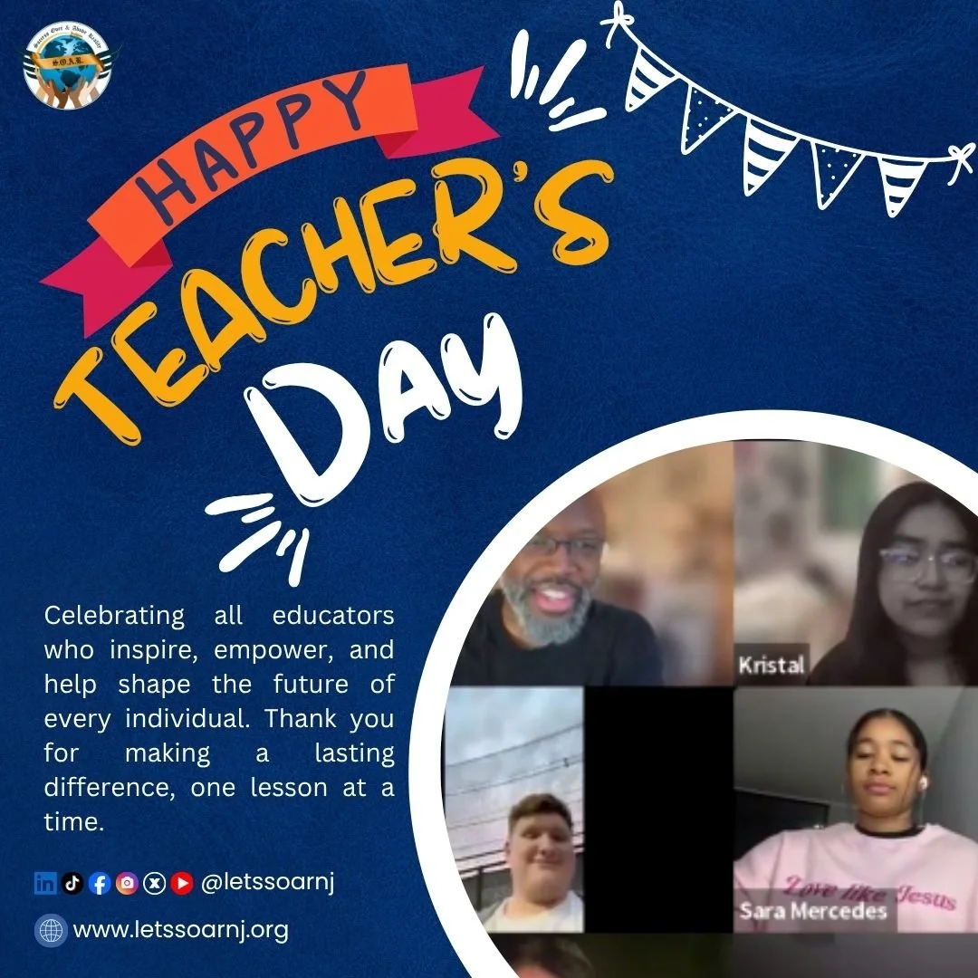 🍎📚 𝐇𝐚𝐩𝐩𝐲 𝐓𝐞𝐚𝐜𝐡𝐞𝐫𝐬&rsquo; 𝐃𝐚𝐲! 💙
To all educators out there, and especially to our incredible S.O.A.R. partner instructors, whether you teach with us virtually, in person, or in any setting where learning takes place, thank you for 