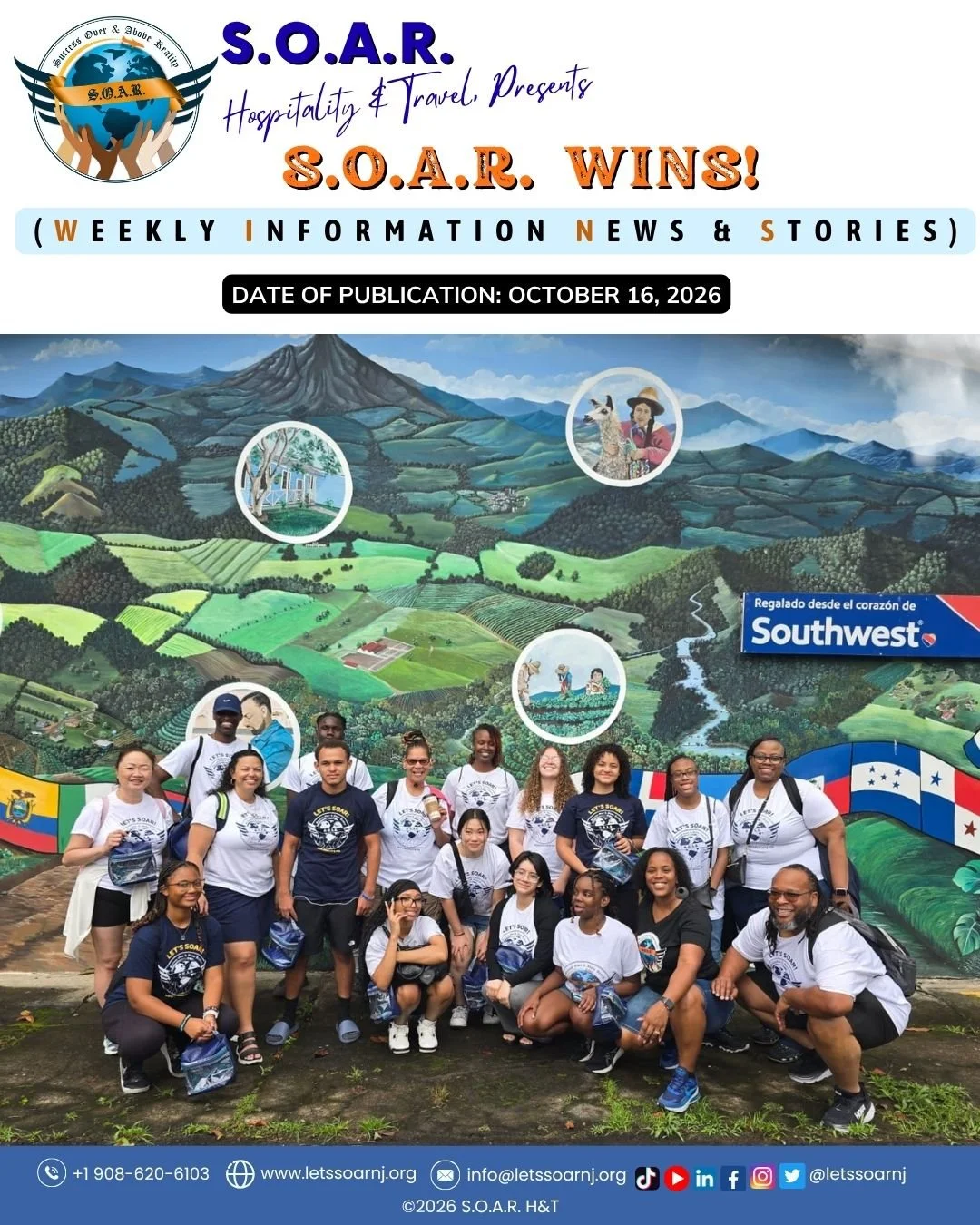 📰 📢𝐇𝐎𝐓 𝐎𝐅𝐅 𝐓𝐇𝐄 𝐏𝐑𝐄𝐒𝐒!!
Celebrating 22 Years of Service: Honoring Rosie McCamery&rsquo;s Dedication &amp; Leadership! 🎉

VB&amp;H Week 2: Exploring Restaurant Operations, Careers &amp; Travel Opportunities! 🌍 

Save the Date! S.O.A.R