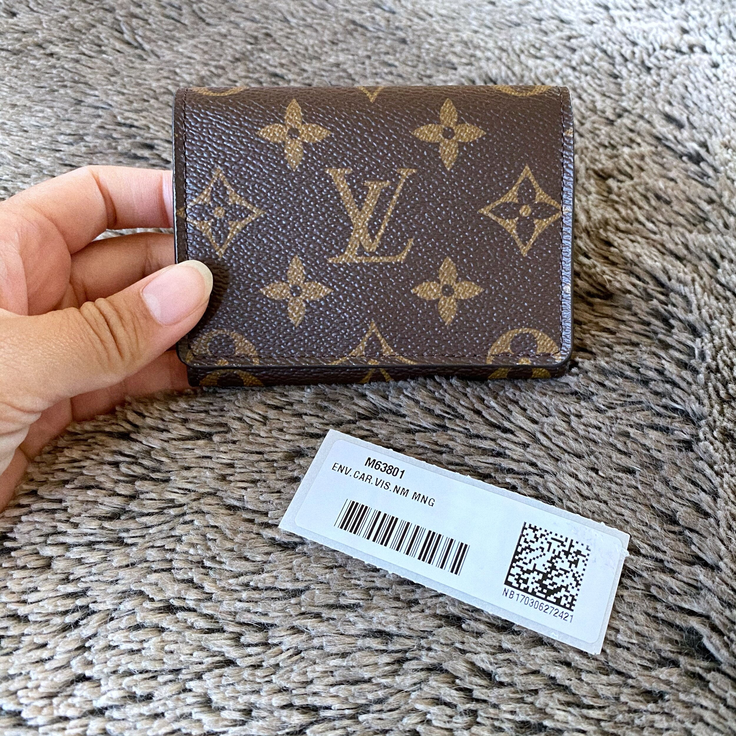 Louis Vuitton Monogram Envelope Business Card Holder