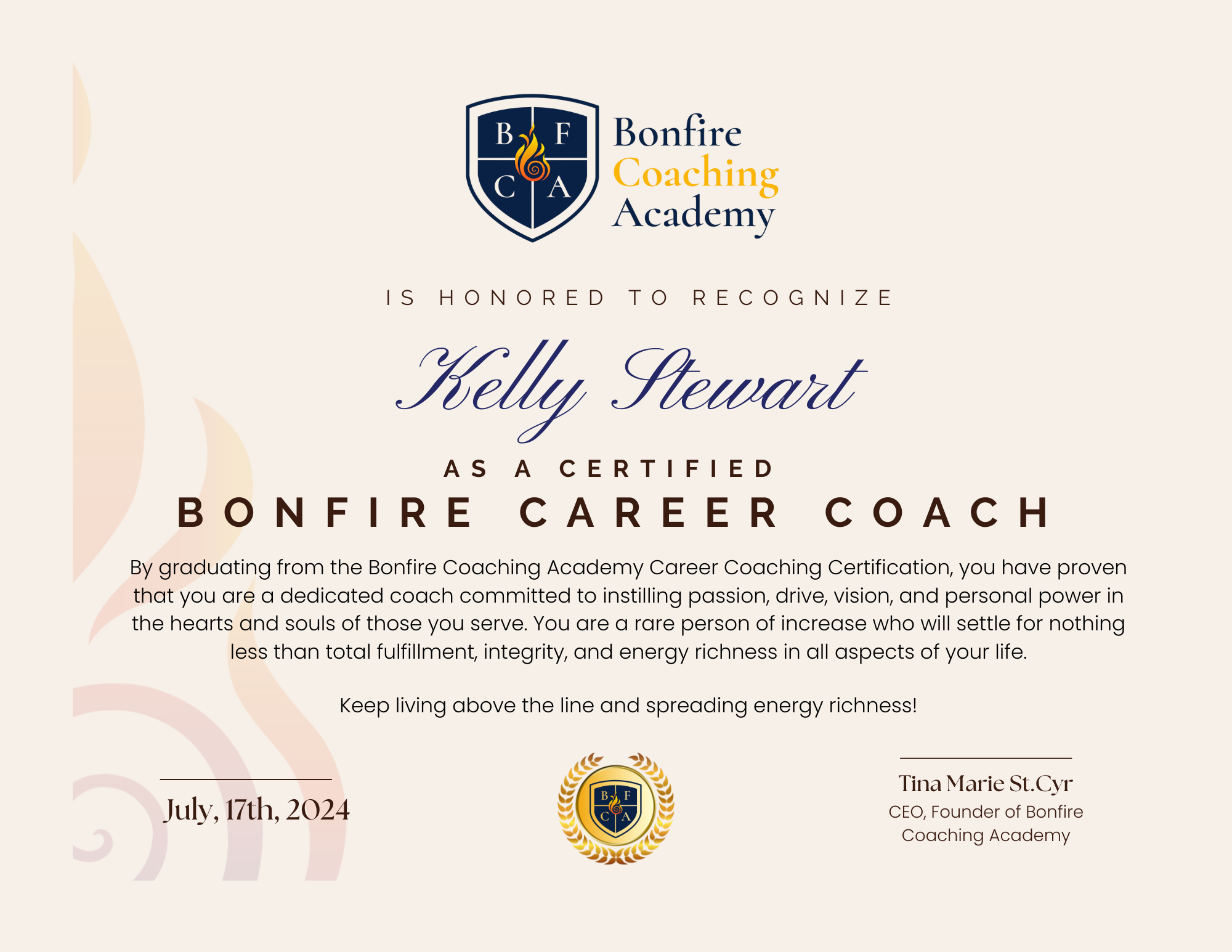 Bonfire CORE Certification Certificate SINGLE (1).png
