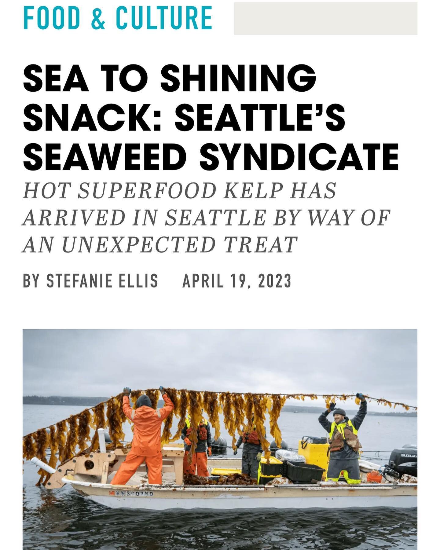 Very excited to be featured in this month&rsquo;s @seattlemag! Link in bio for the full story by Stefanie Ellis. 🌊