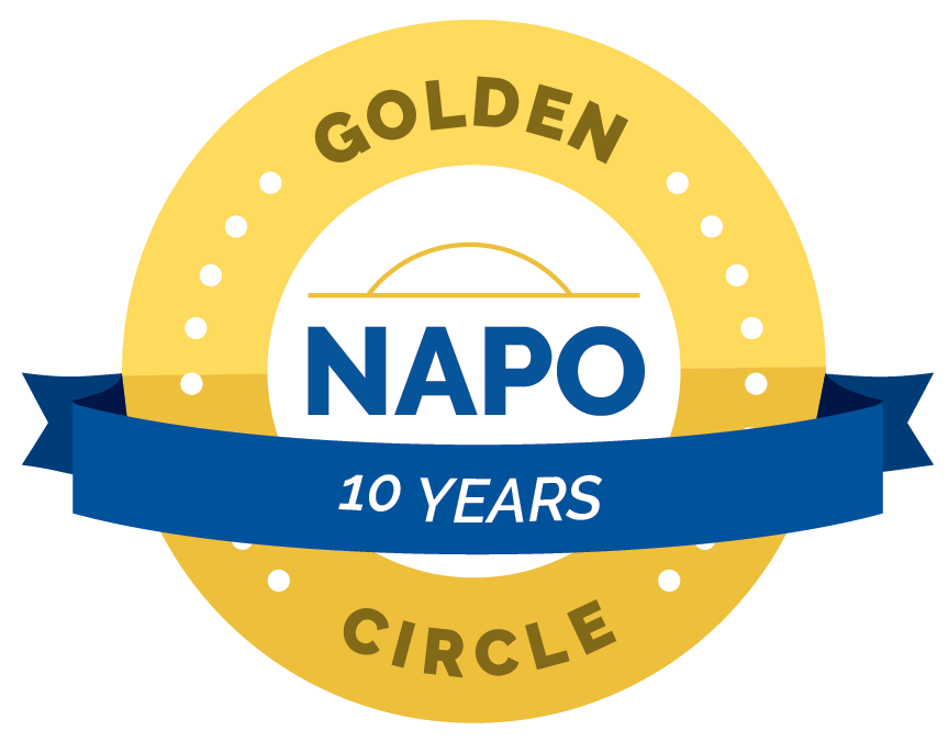 NAPO Golden Circle 10 year logo.png