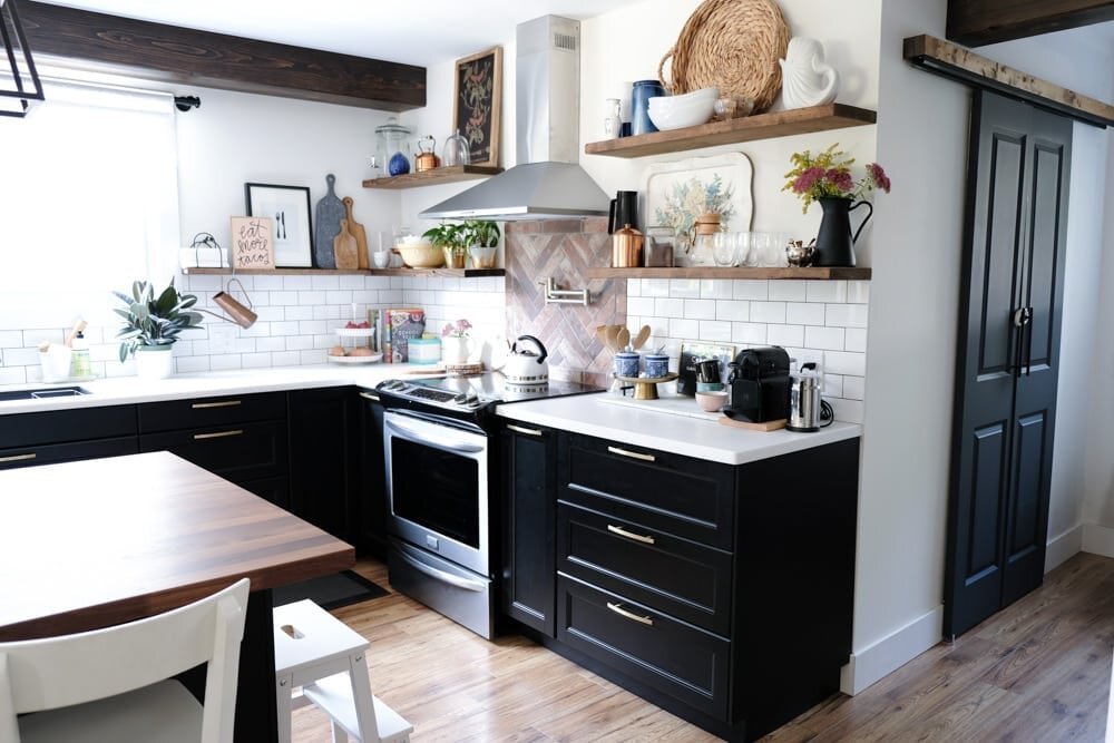 How To Line Kitchen Drawers & Shelves with Cheery Paper