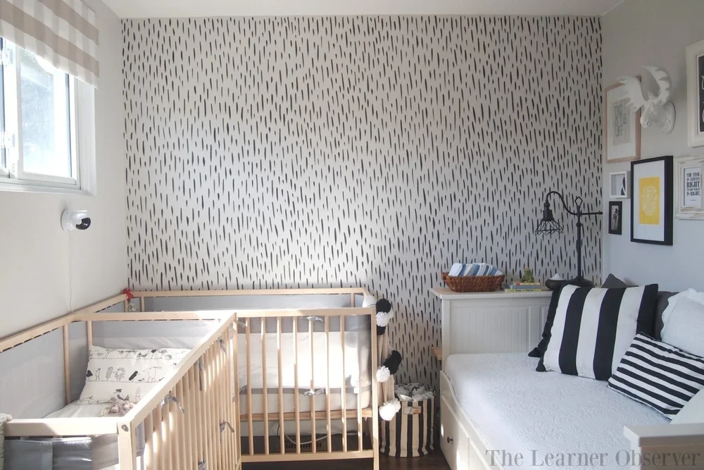 Hand Painted Nursery Accent Wall — The Learner Observer