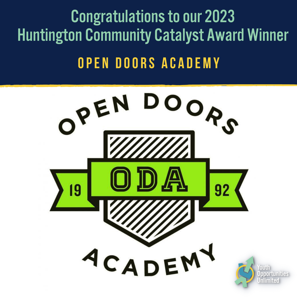 Huntington Community Catalyst Award Winner 2023 Open Doors Academy
