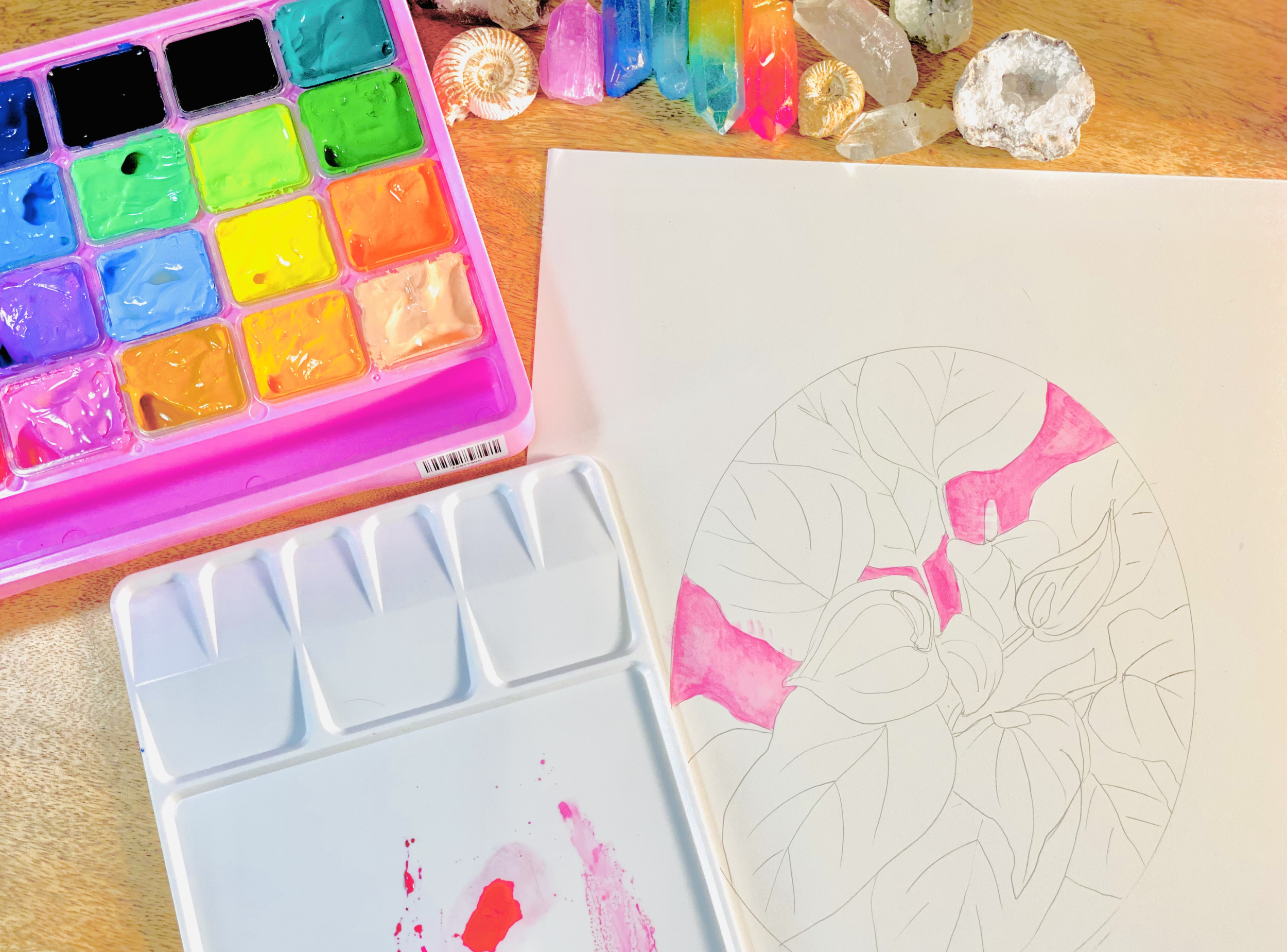 What is Jelly Gouache? (Testing out Himi Jelly Cup Gouache) — The Last  Pigment