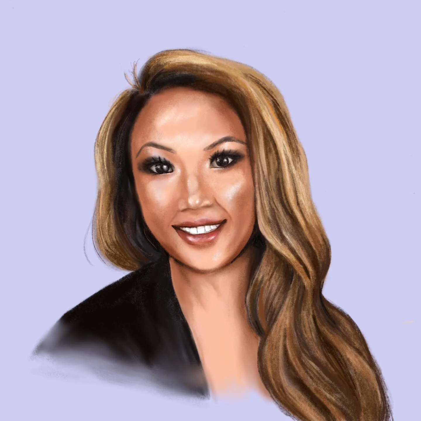 Hey hey I&rsquo;m sharing a digital portrait. 

Thank you Jenny for letting me borrow your beautiful face for inspiration and for practicing portrait painting in Procreate. 

I love practicing painting all the different beautiful faces in this world,